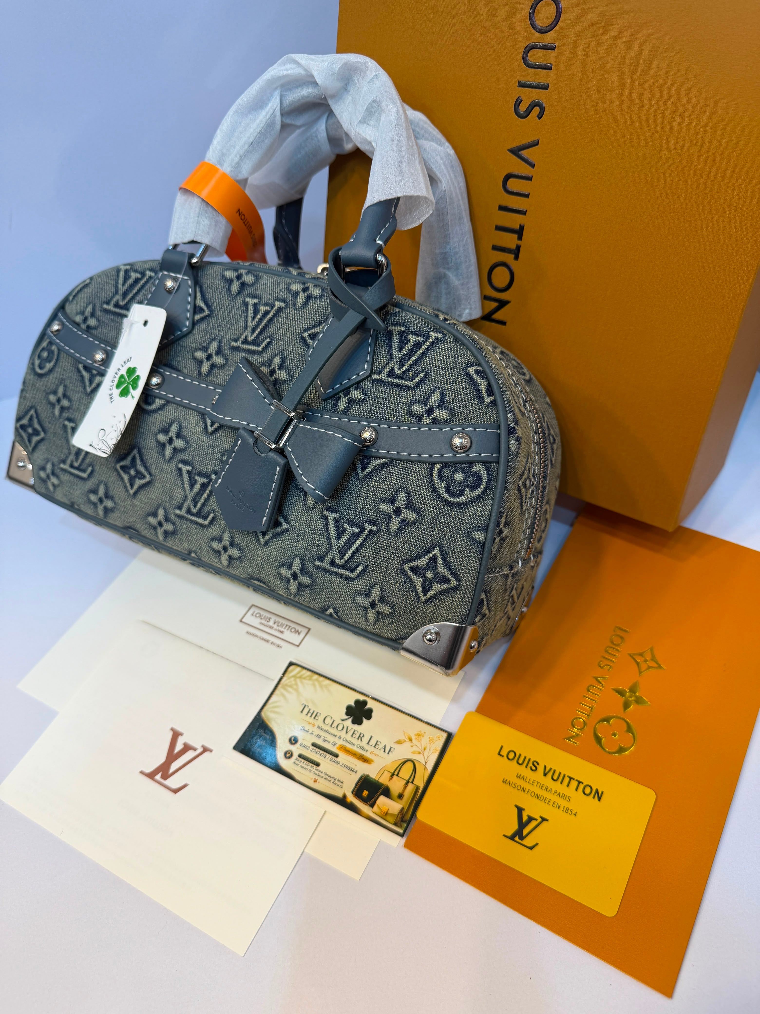 Louis Vuitton Original Monogram Denim Bag - Limited Edition