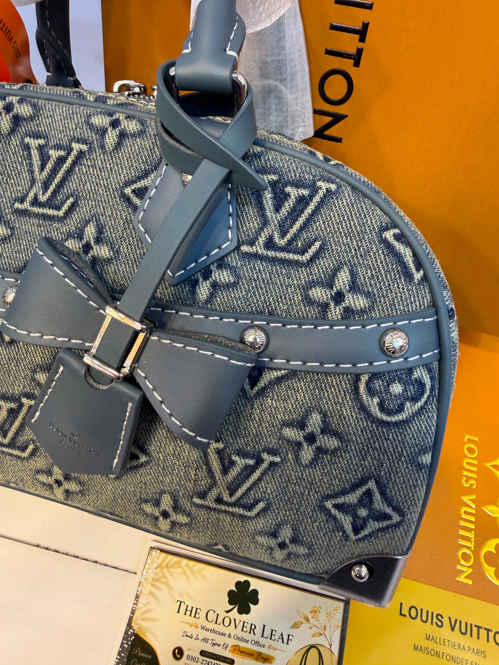 Louis Vuitton Original Monogram Denim Bag - Limited Edition