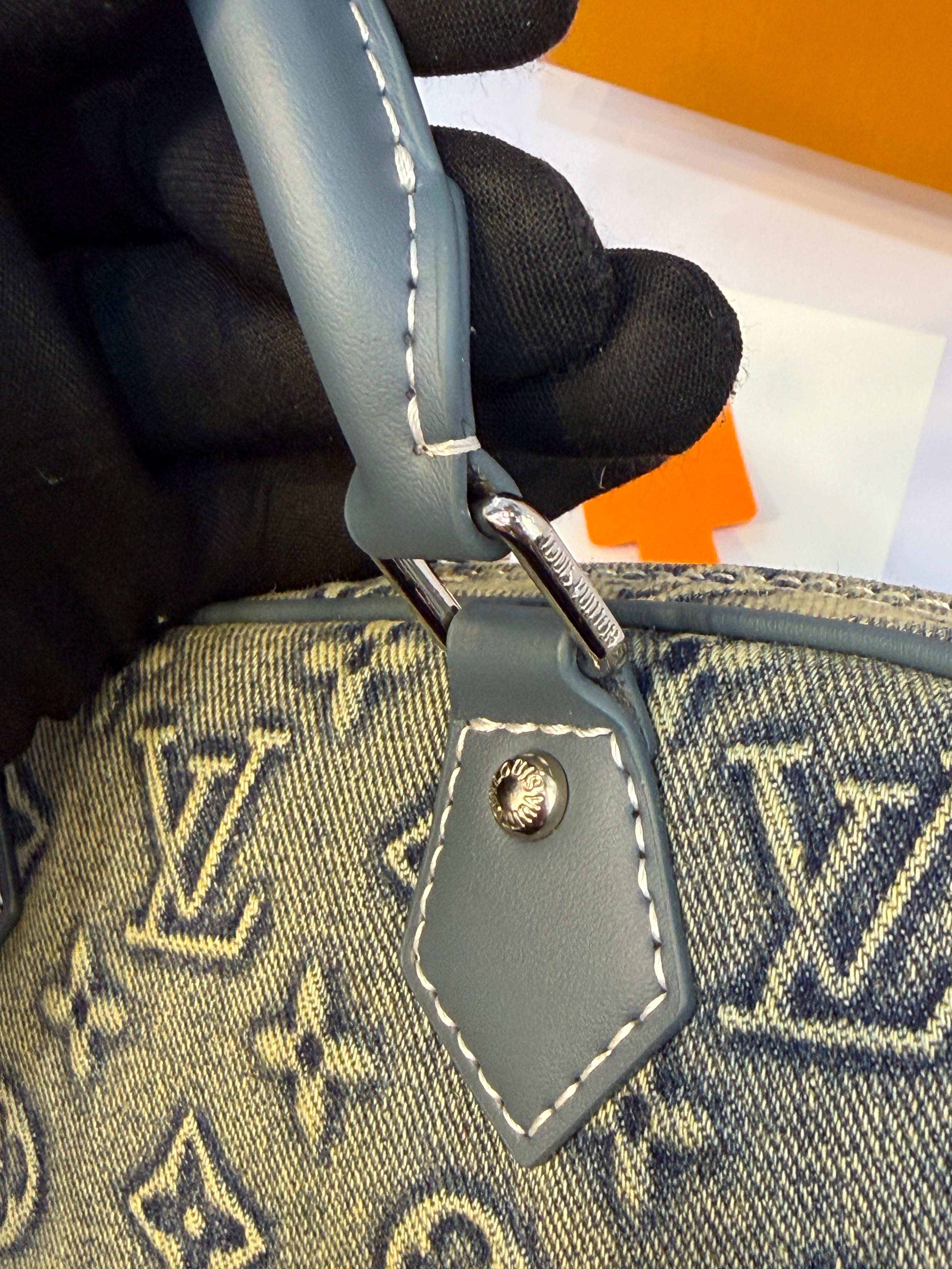 Louis Vuitton Original Monogram Denim Bag - Limited Edition