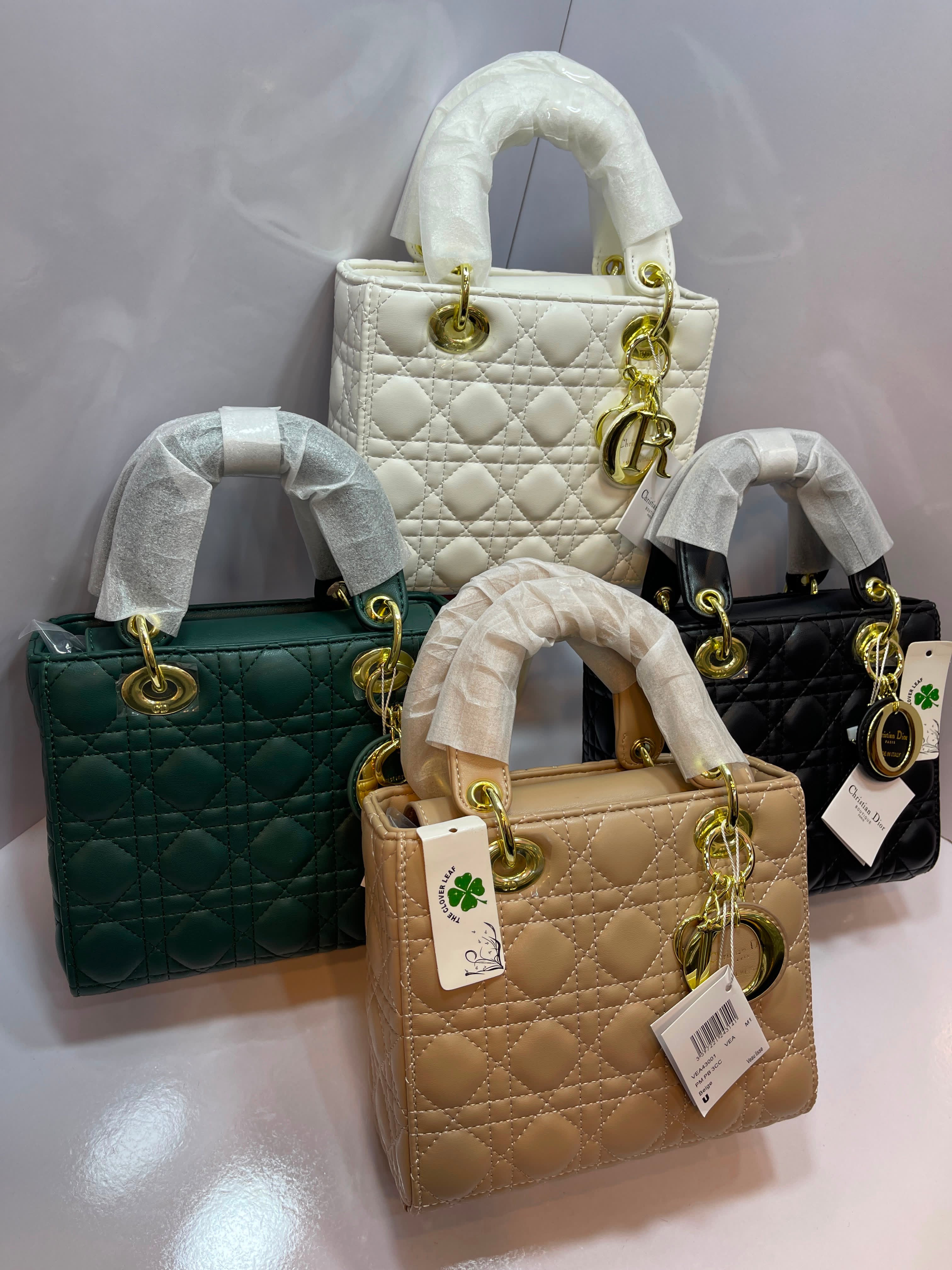 Lady Dior Quilted Leather Handbag