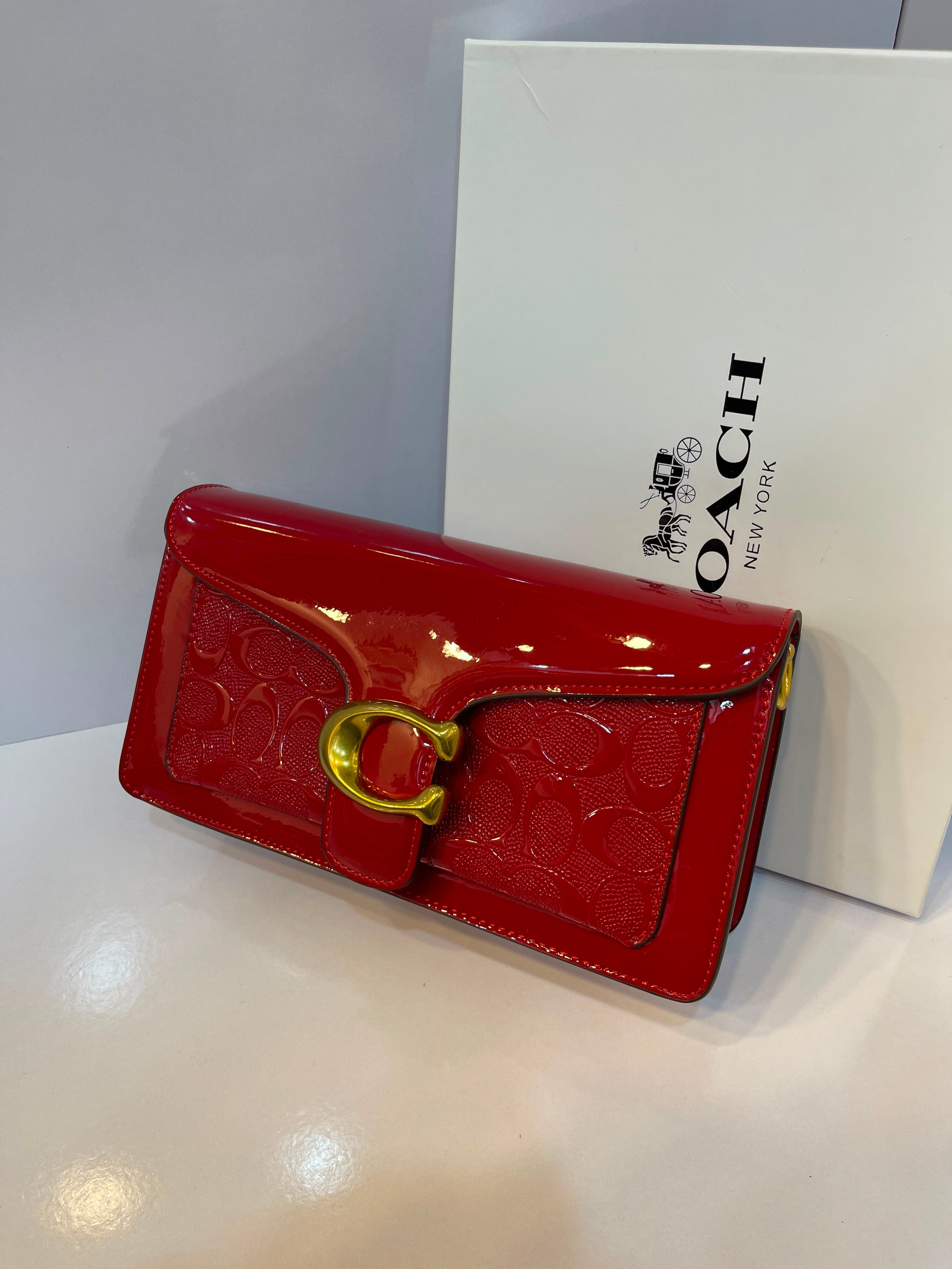 Coach Tabby Glossy Monogram Handbag