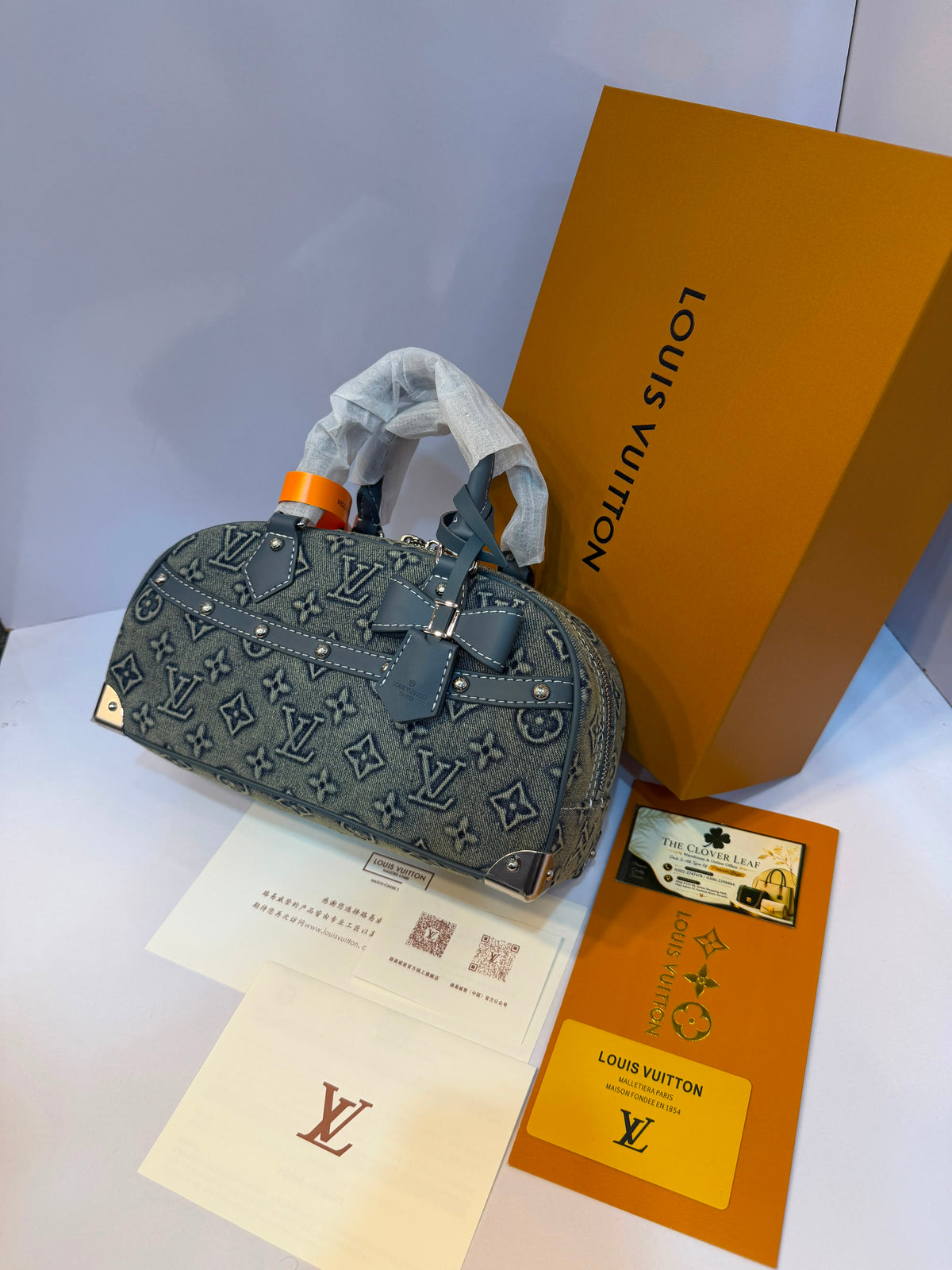 Louis Vuitton Original Monogram Denim Bag - Limited Edition