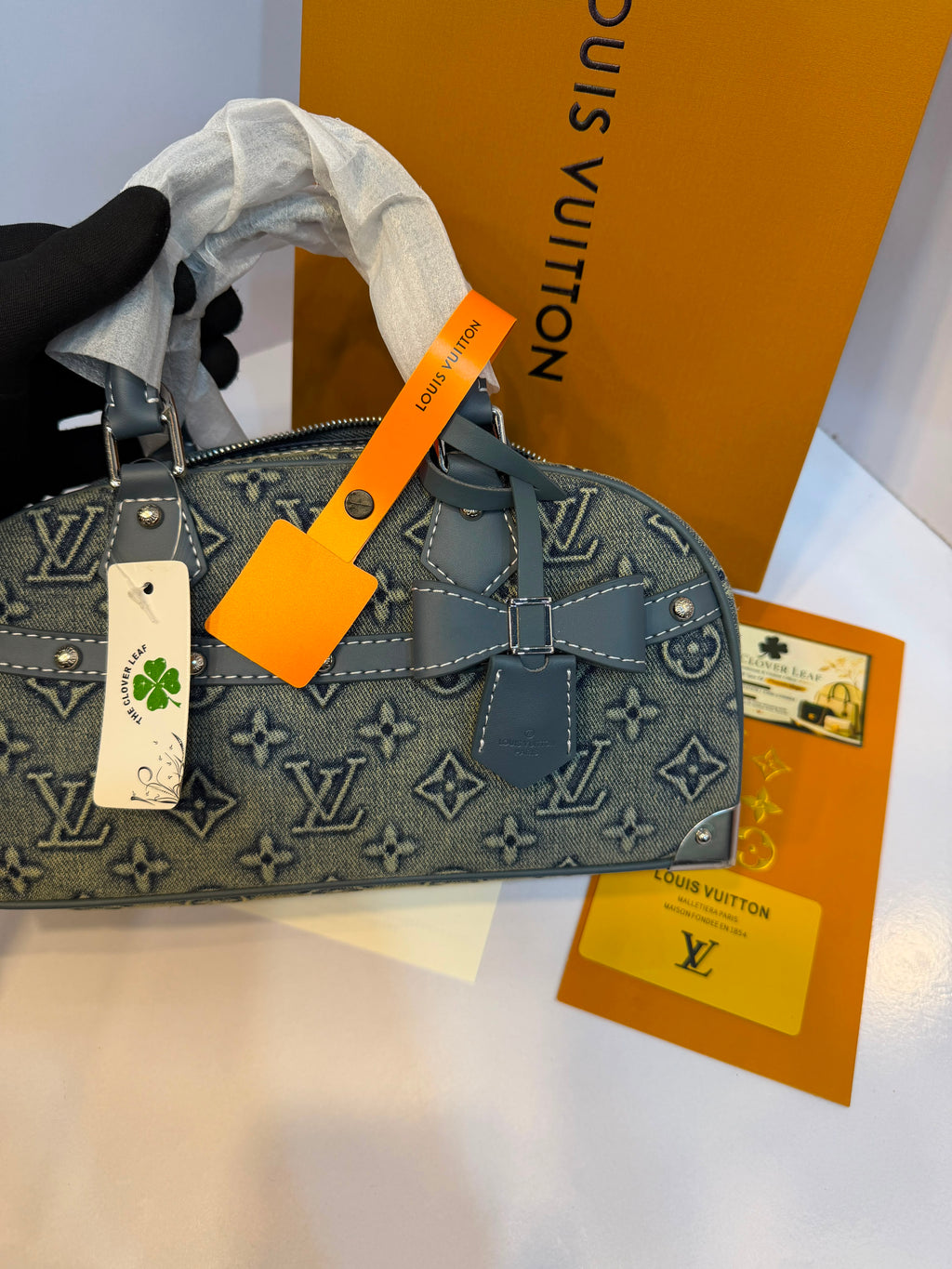 Louis Vuitton Original Monogram Denim Bag - Limited Edition