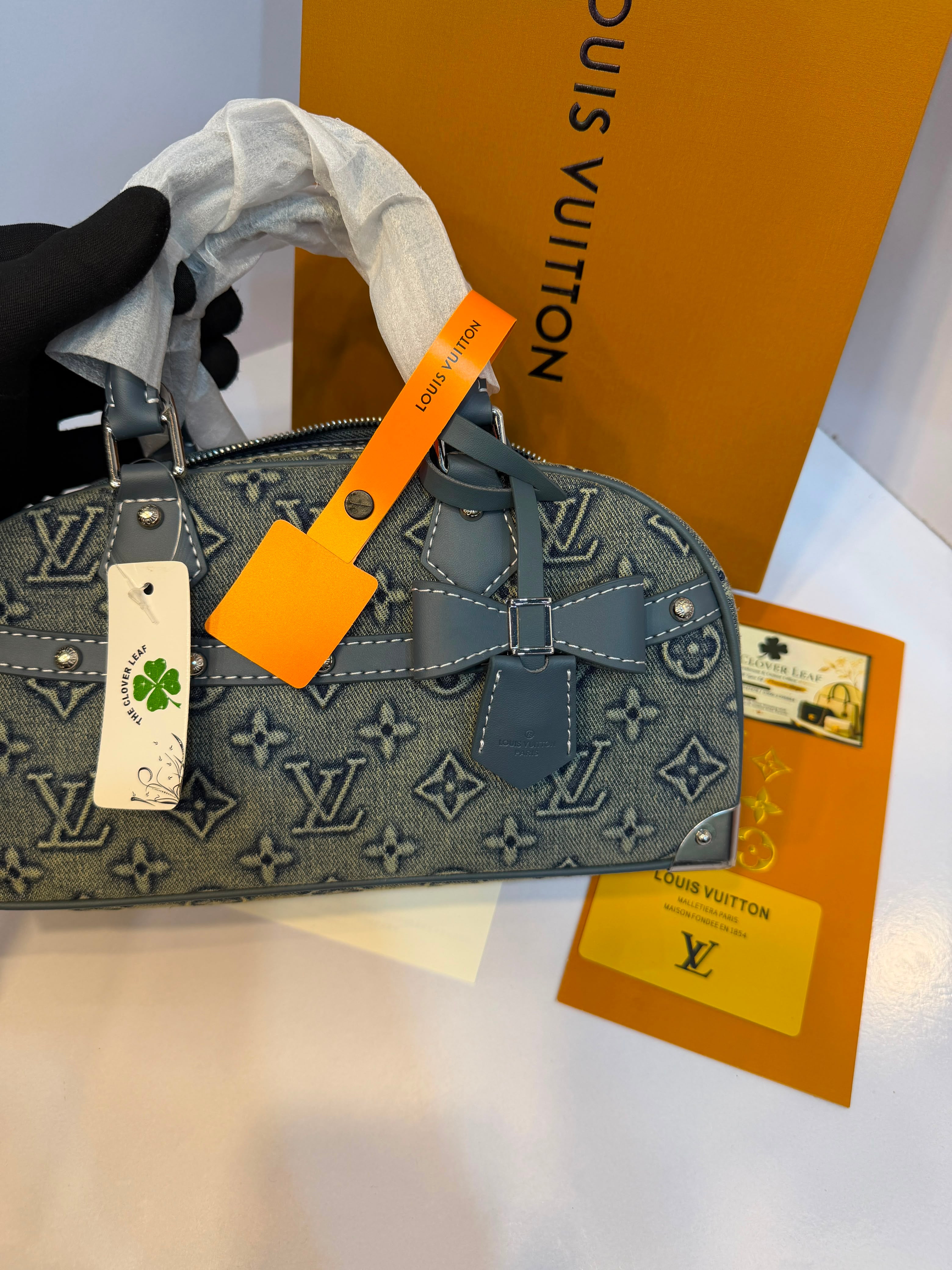 Louis Vuitton Original Monogram Denim Bag - Limited Edition
