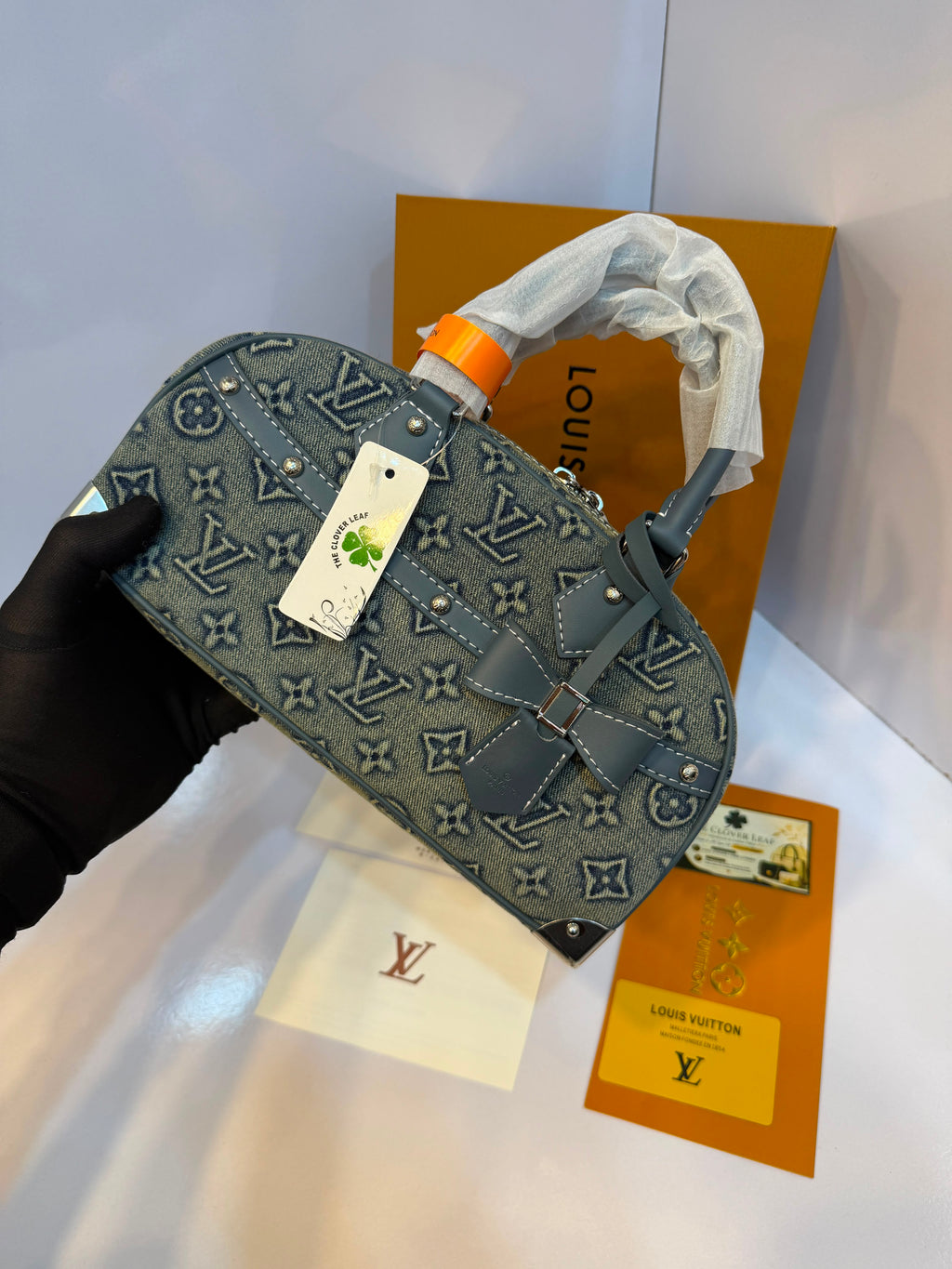 Louis Vuitton Original Monogram Denim Bag - Limited Edition