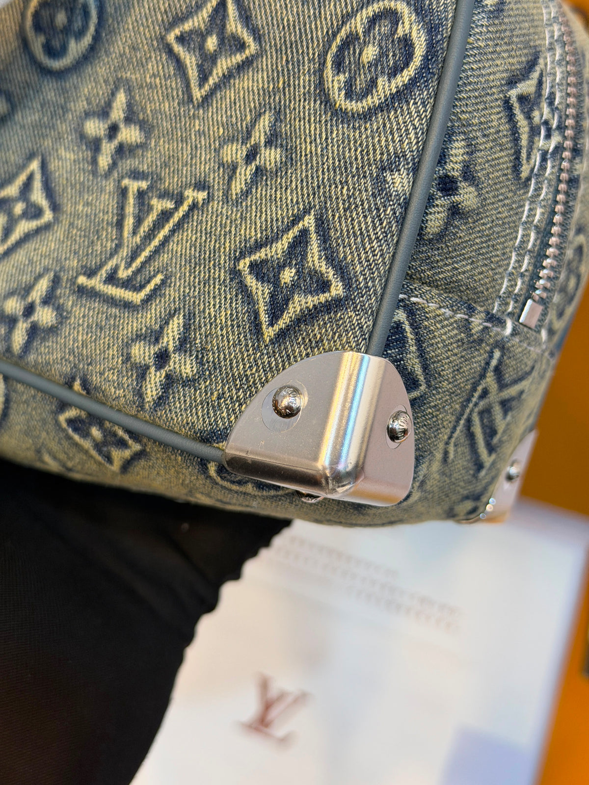 Louis Vuitton Original Monogram Denim Bag - Limited Edition