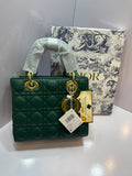 Lady Dior Quilted Leather Handbag