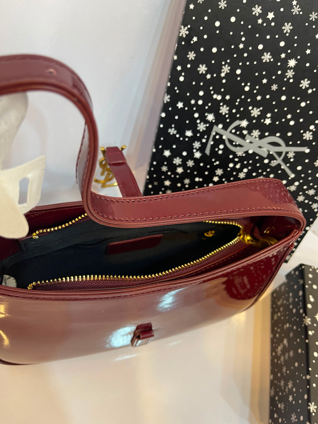 Saint Laurent Le 5 à 7 Moon Hobo Bag