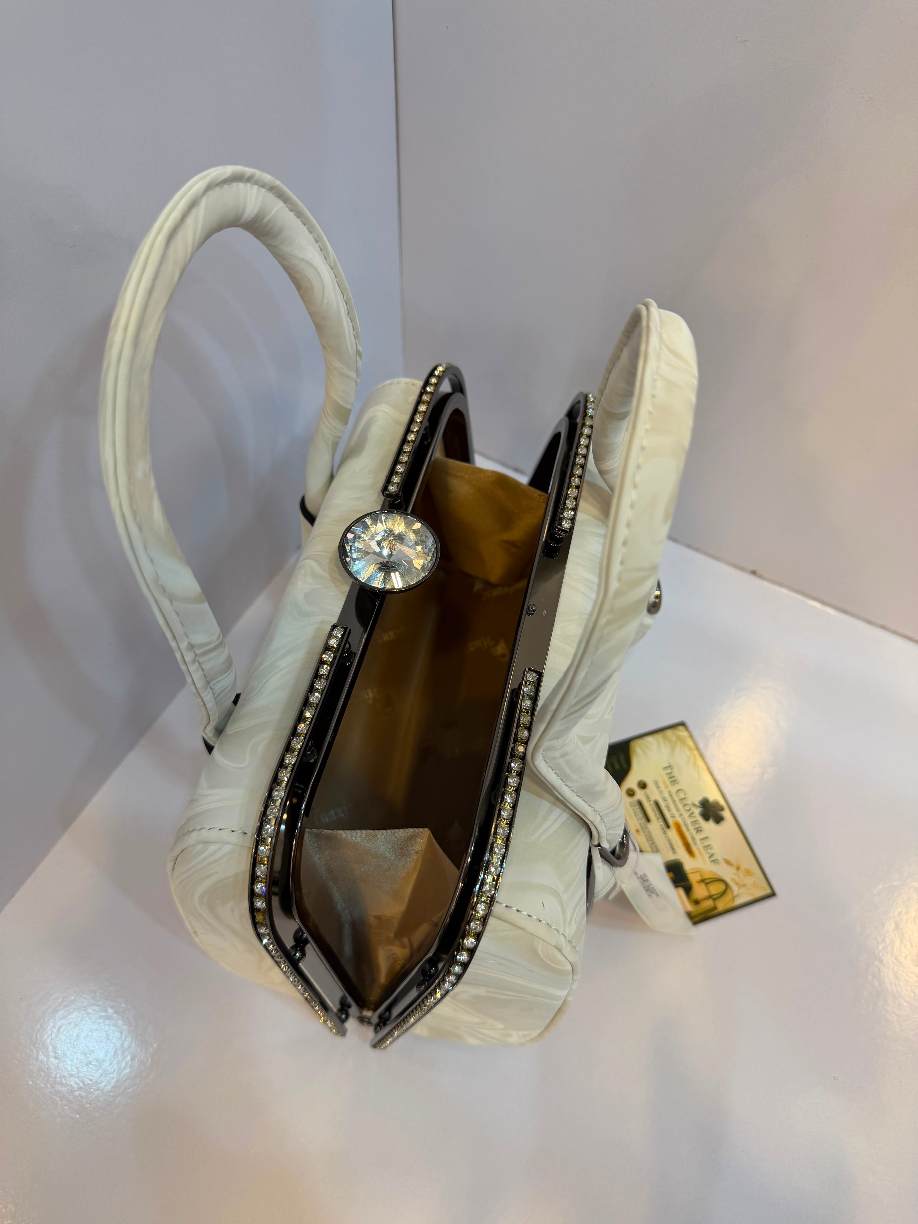 Imported Metallic Frame Handbag