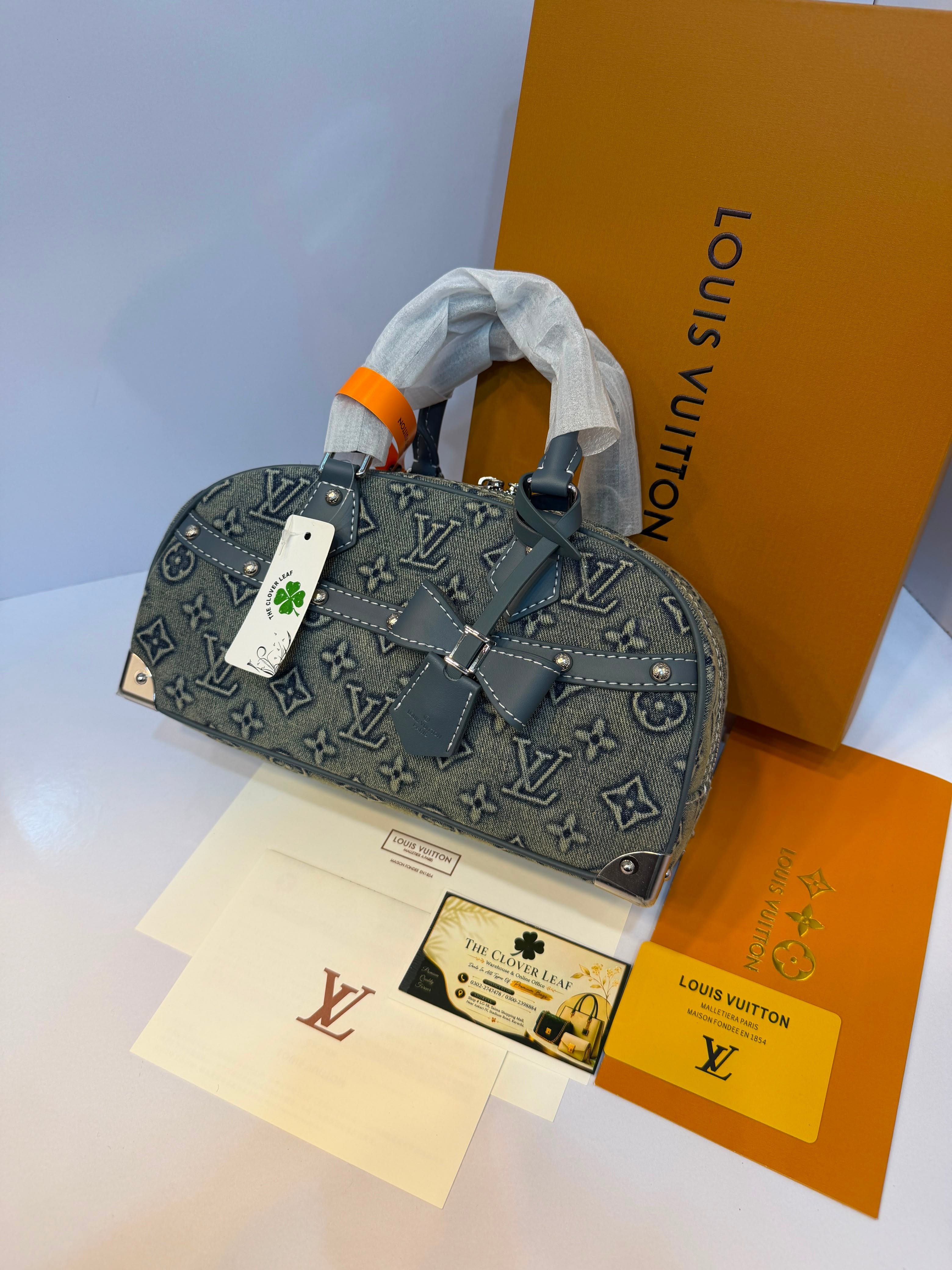 Louis Vuitton Original Monogram Denim Bag - Limited Edition