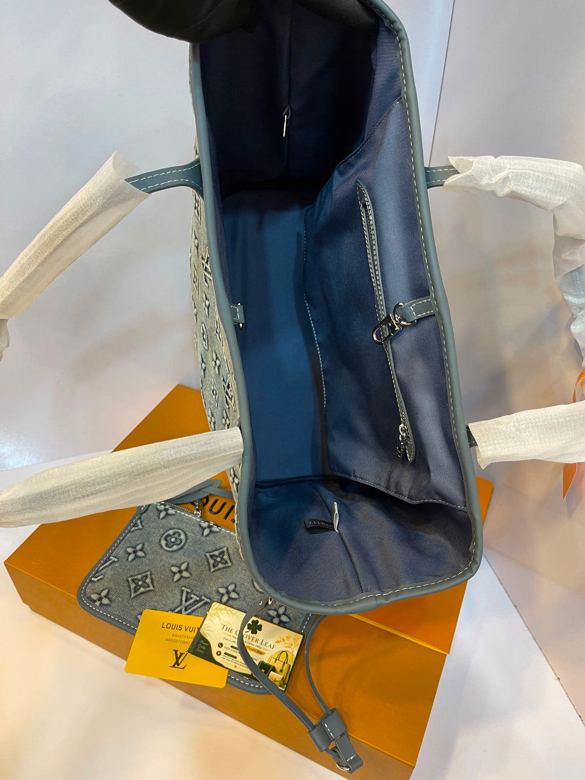 Louis Vuitton Original Monogram Denim Tote - Limited Edition