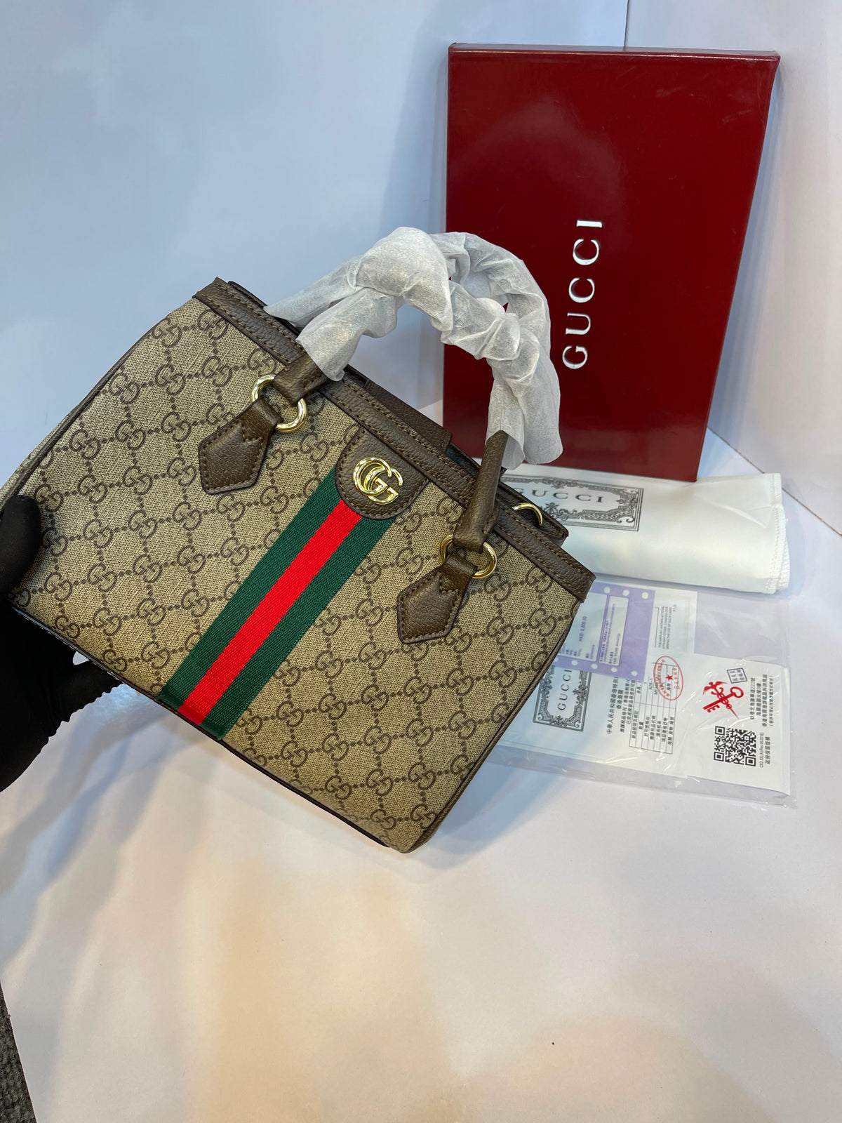 Gucci Ophidia GG Tote Bag - Master Copy