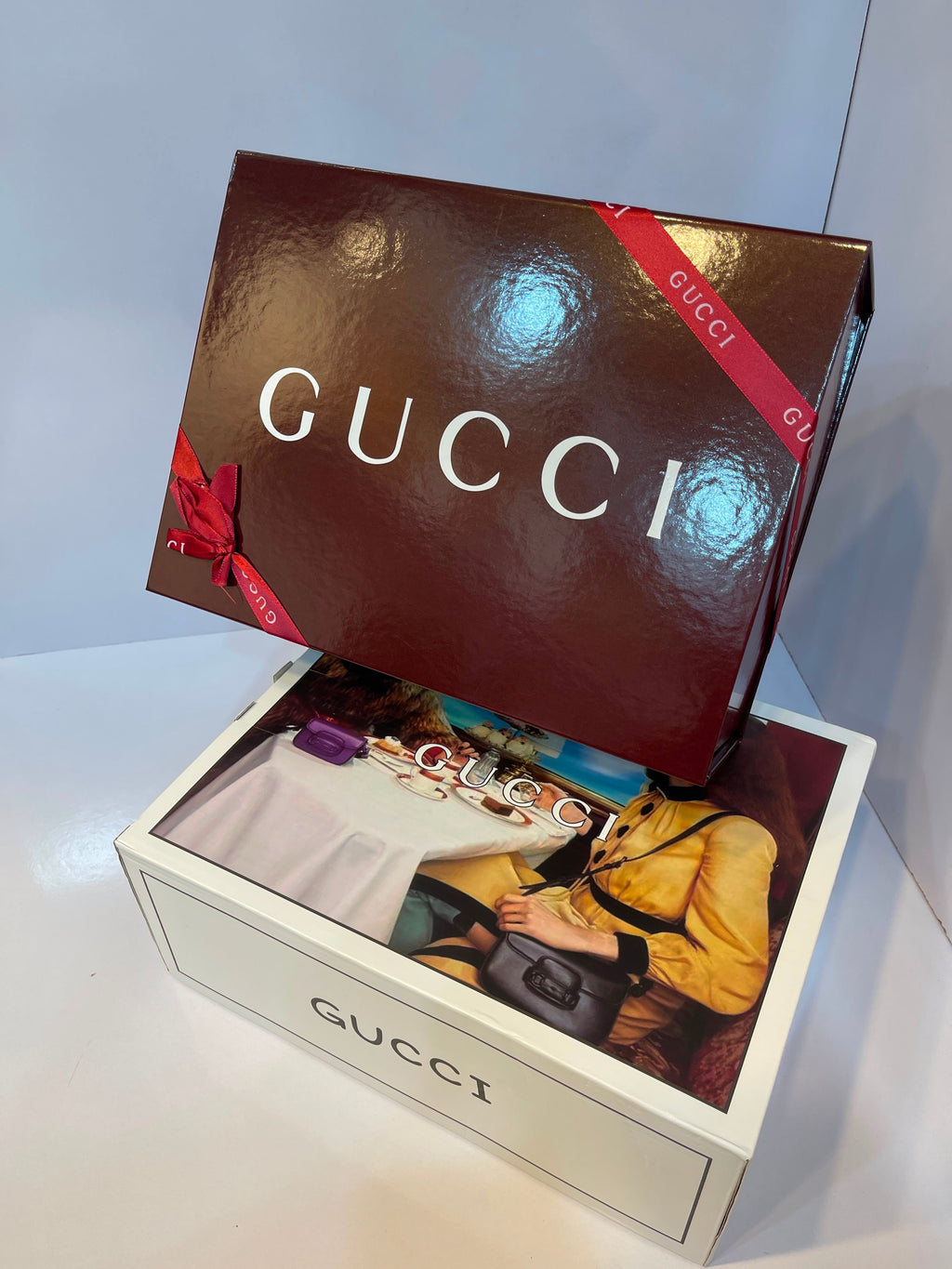 Premium Gucci-Style Medium Handbag with Bamboo Handle & Crystal Detailing