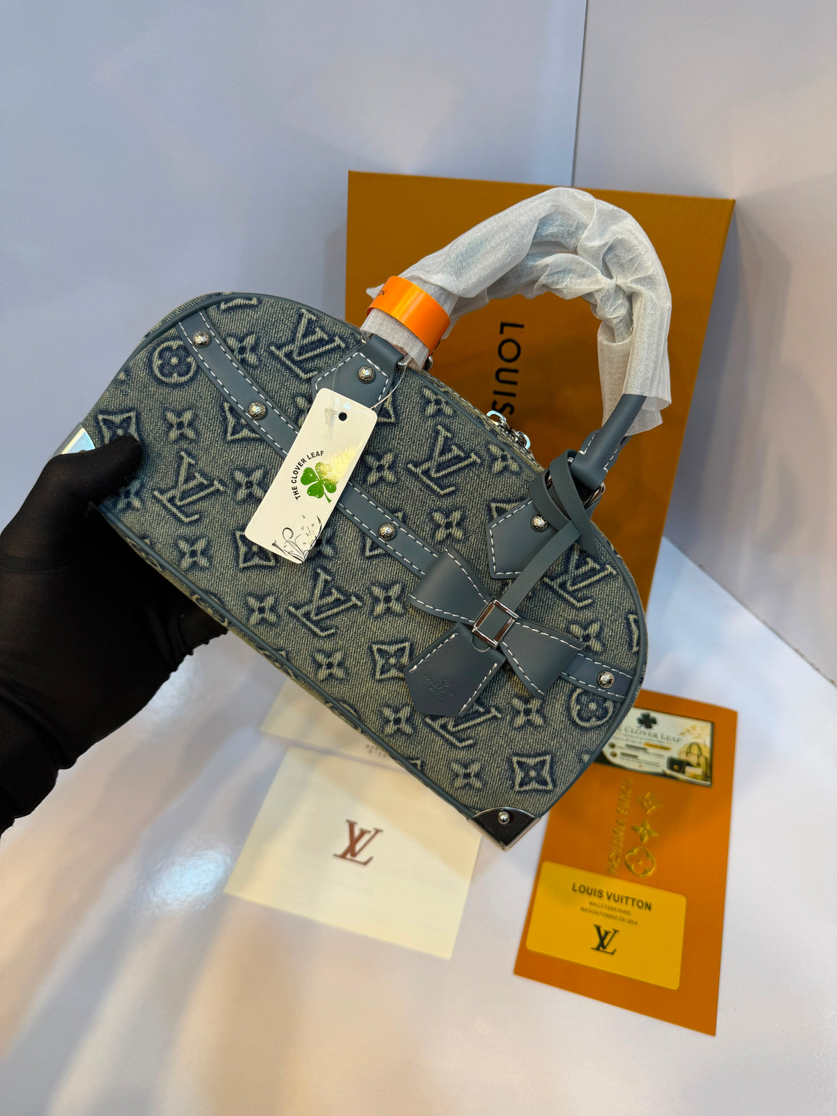 Louis Vuitton Original Monogram Denim Bag - Limited Edition