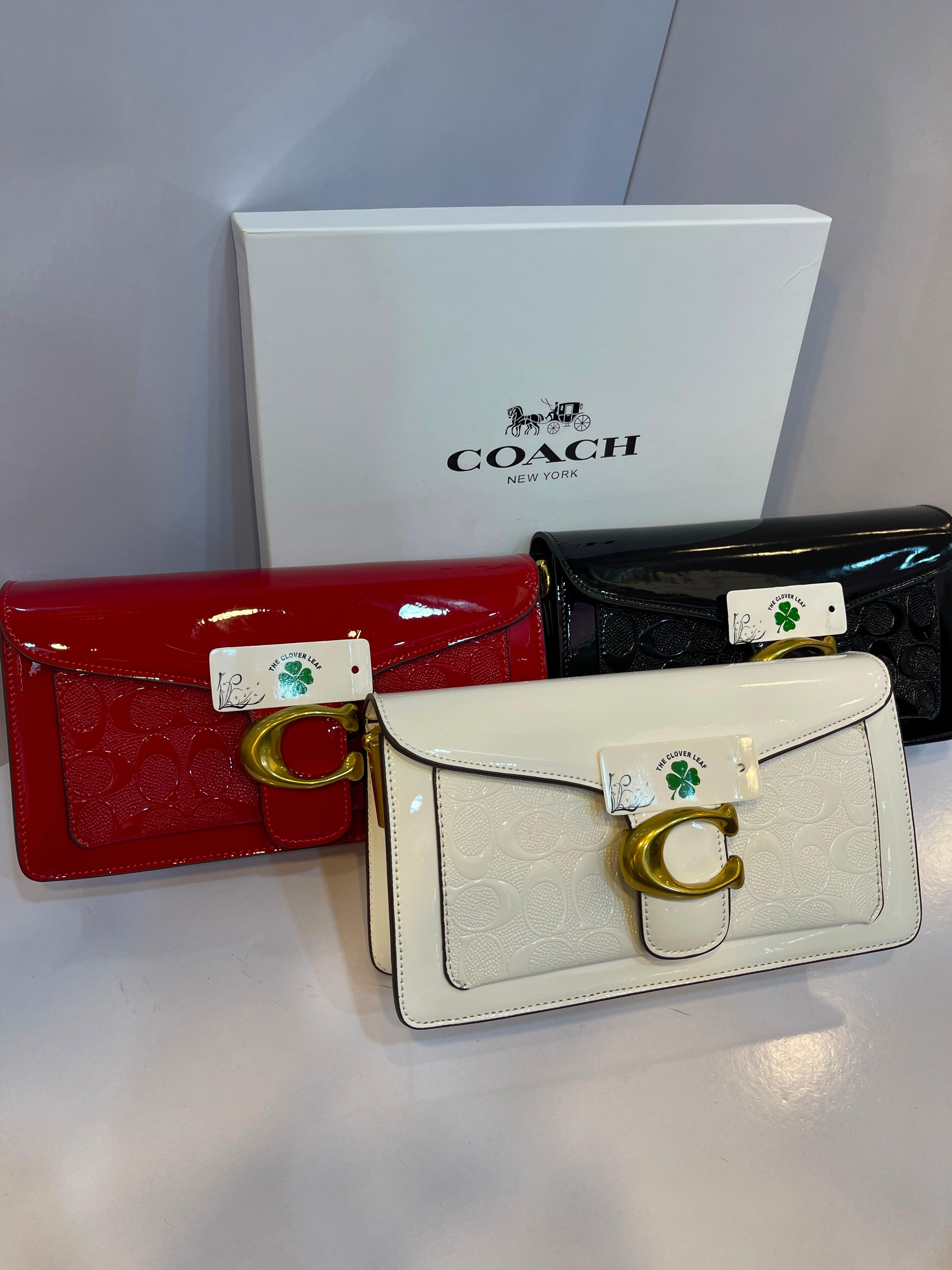 Coach Tabby Glossy Monogram Handbag