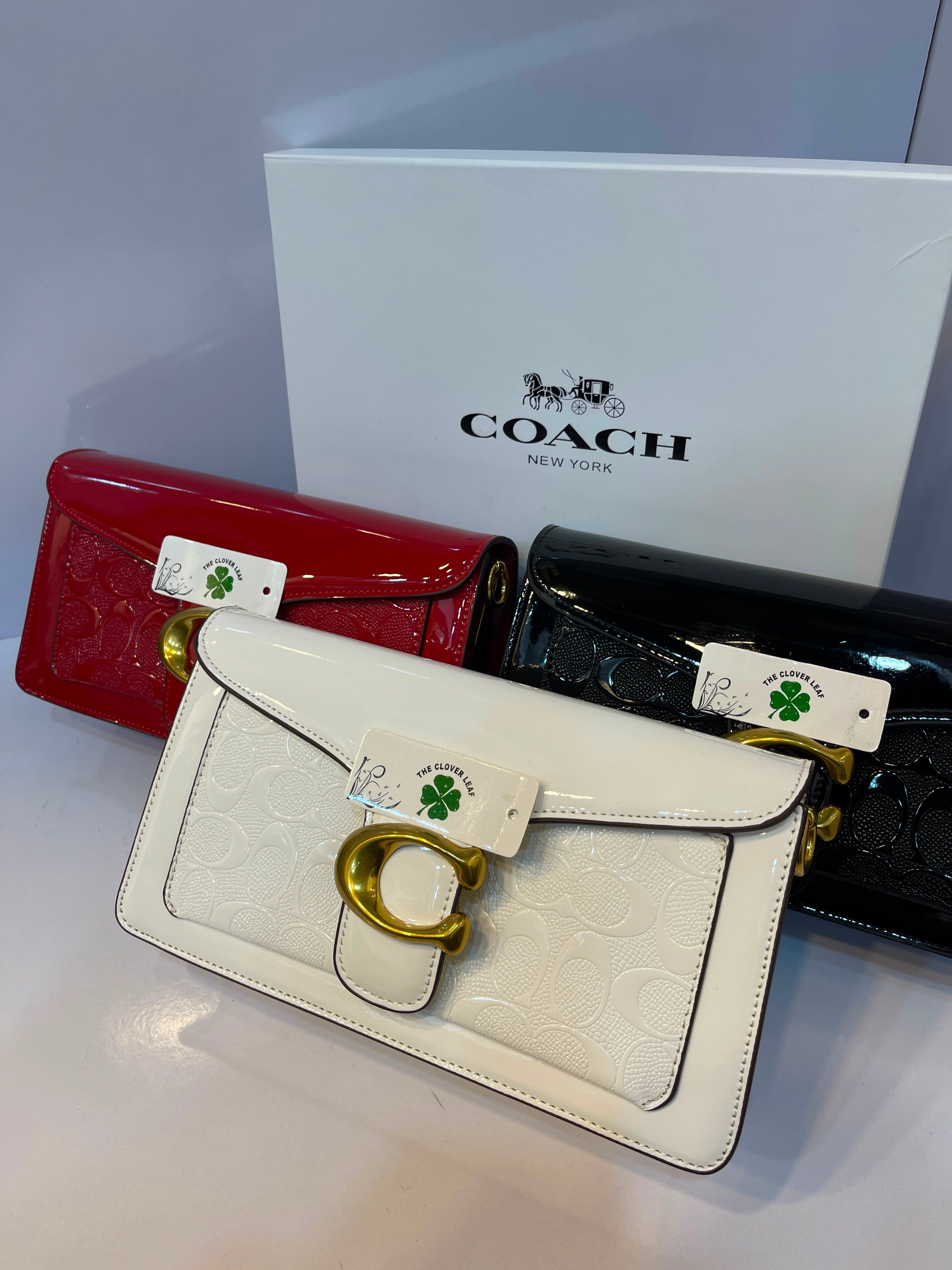 Coach Tabby Glossy Monogram Handbag