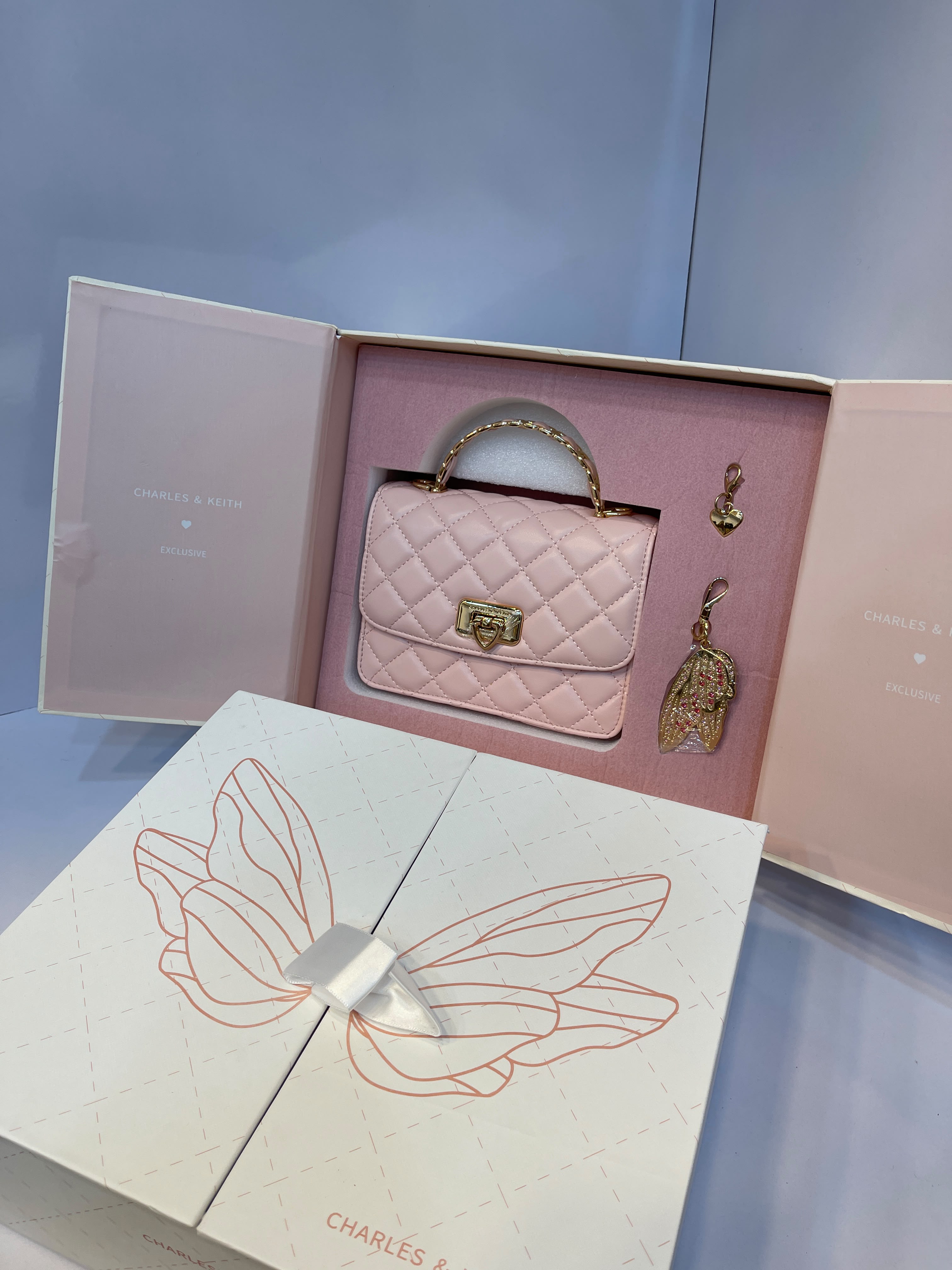 Charles & Keith Cressida Quilted Gift Box Set