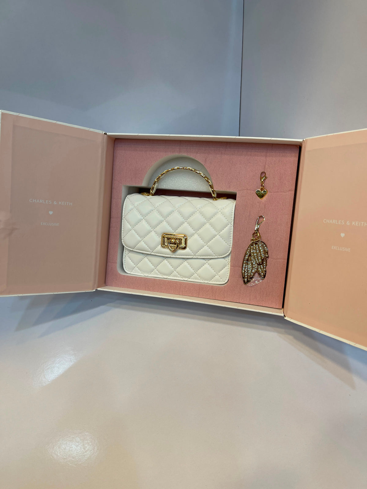 Charles & Keith Cressida Quilted Gift Box Set