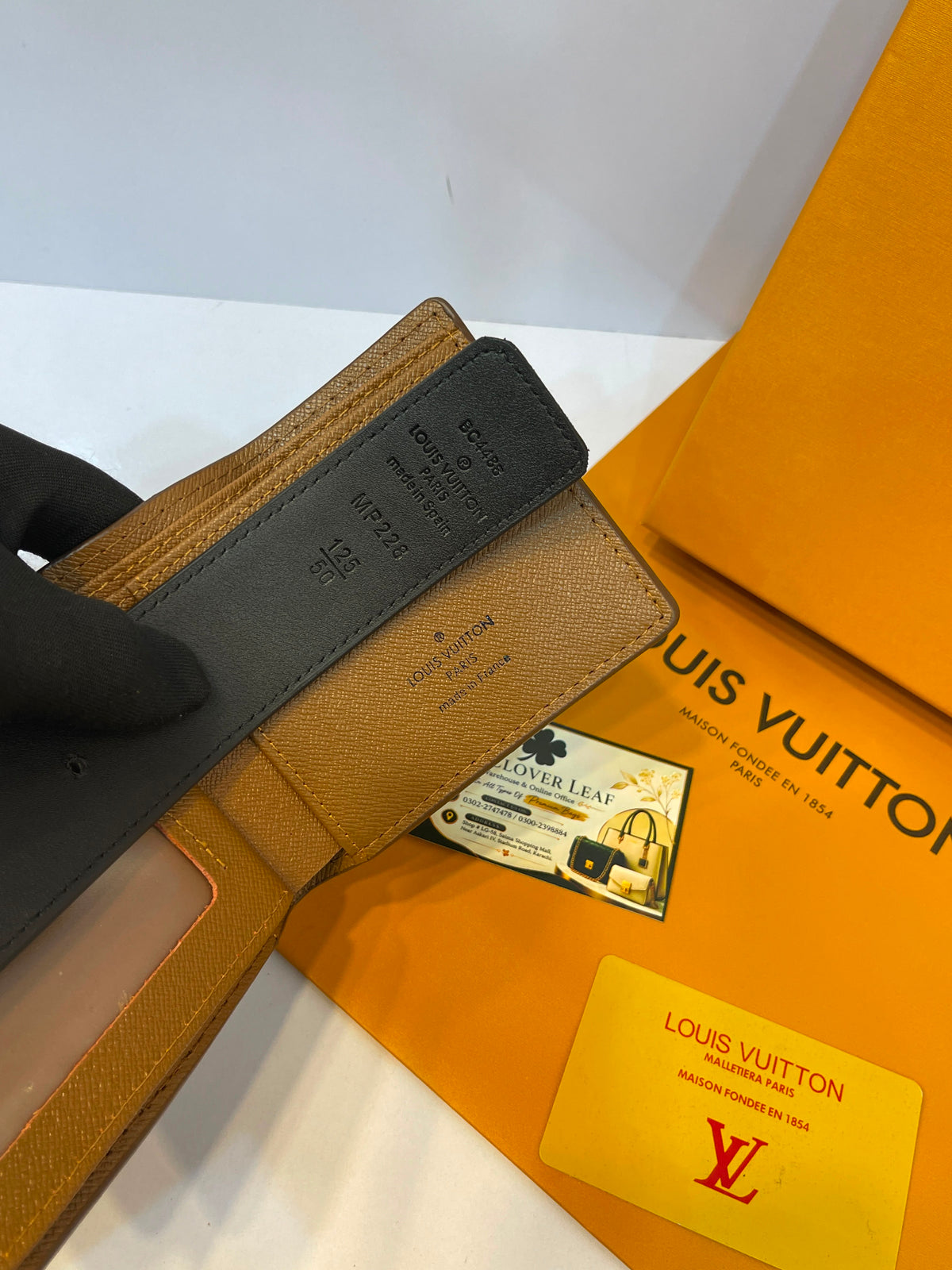 Louis Vuitton Monogram Wallet & Belt Combo - Master Copy