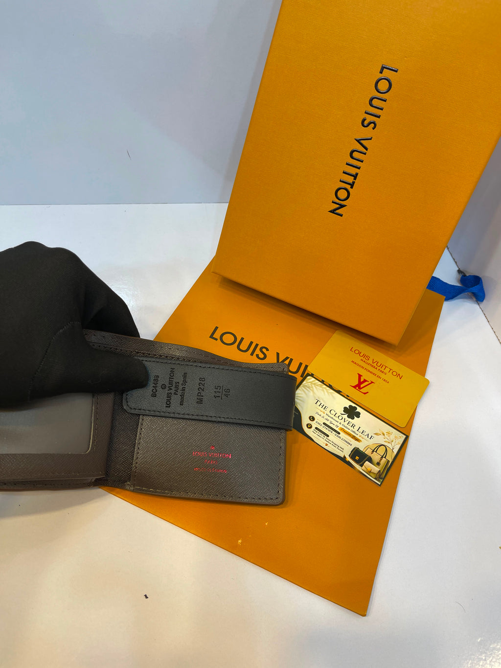Louis Vuitton Monogram Wallet & Belt Combo - Master Copy
