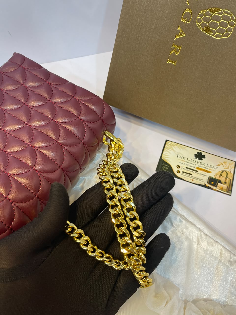 Bvlgari Serpenti Sugarloaf Quilted Leather Shoulder Bag - Premium Women's Luxury Crossbody Clutch with Gold Snakehead