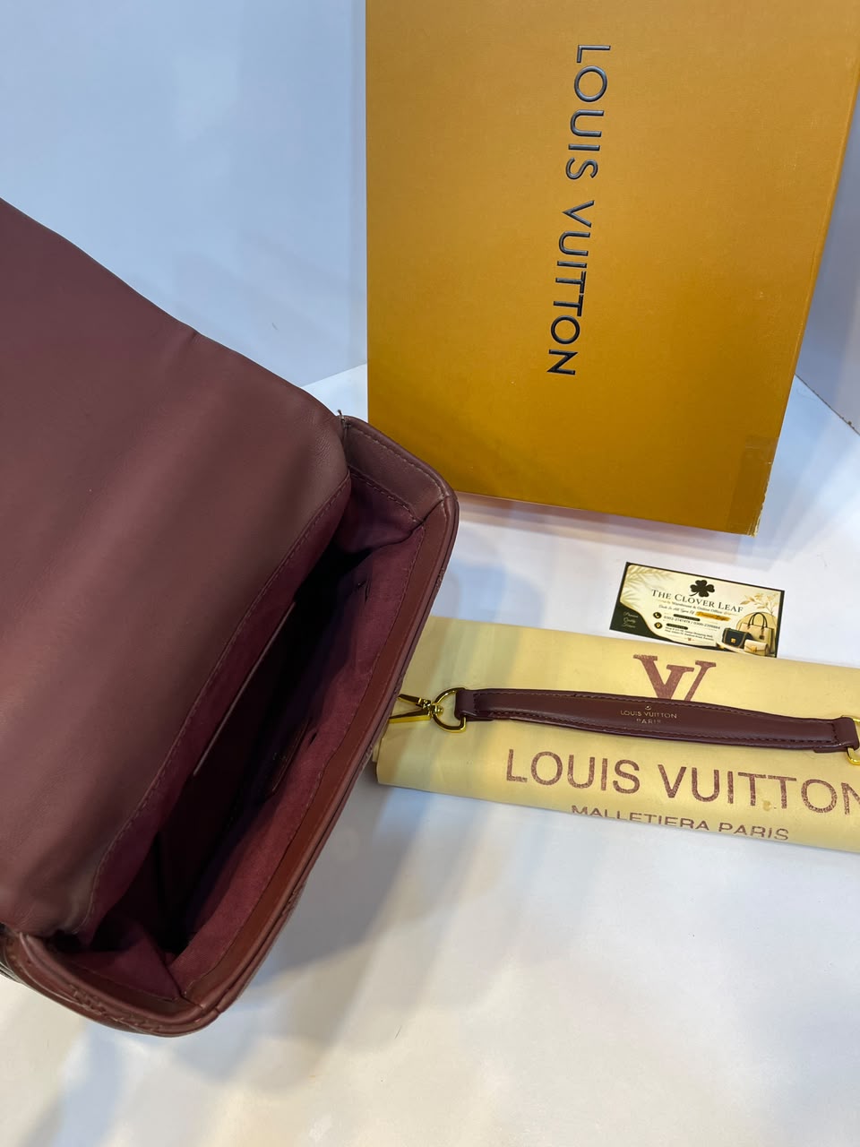 Louis Vuitton GO-14 MM Malletage Shoulder Bag - Premium Women's Quilted Leather Crossbody Purse with Gold Studs & LV Twist Lock
