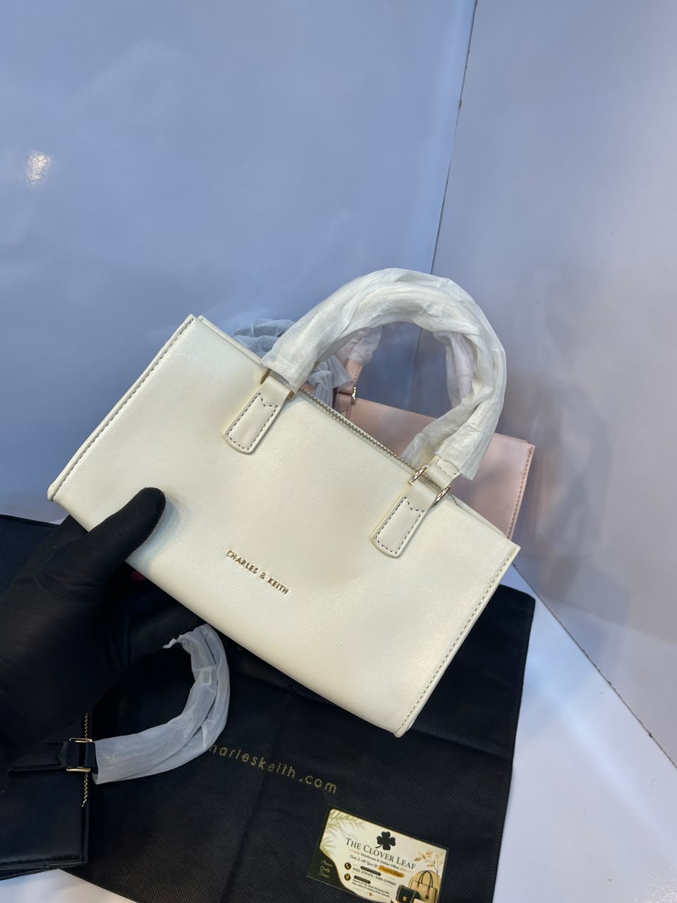 Charles & Keith Minimalist Matte Top-Handle Trapeze Bag – Premium Everyday Crossbody Satchel