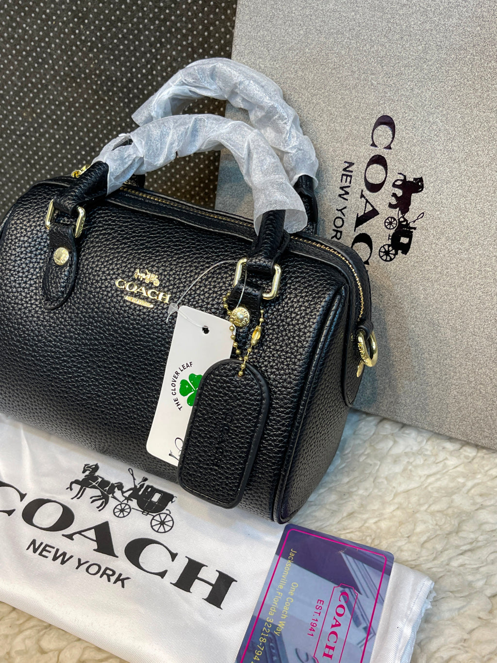 Coach Signature Rowan Satchel Bag