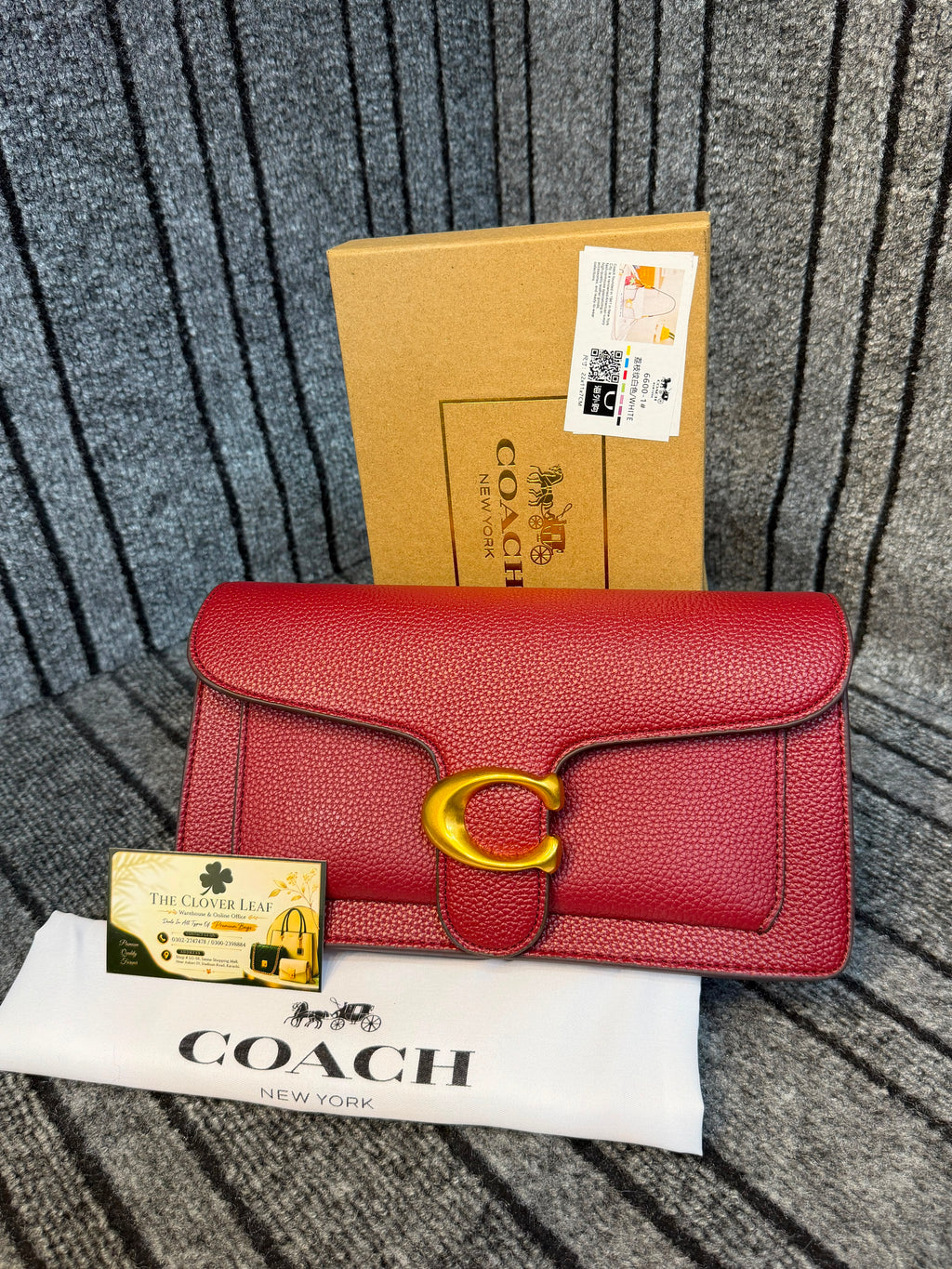 Coach Tabby Leather Shoulder Bag