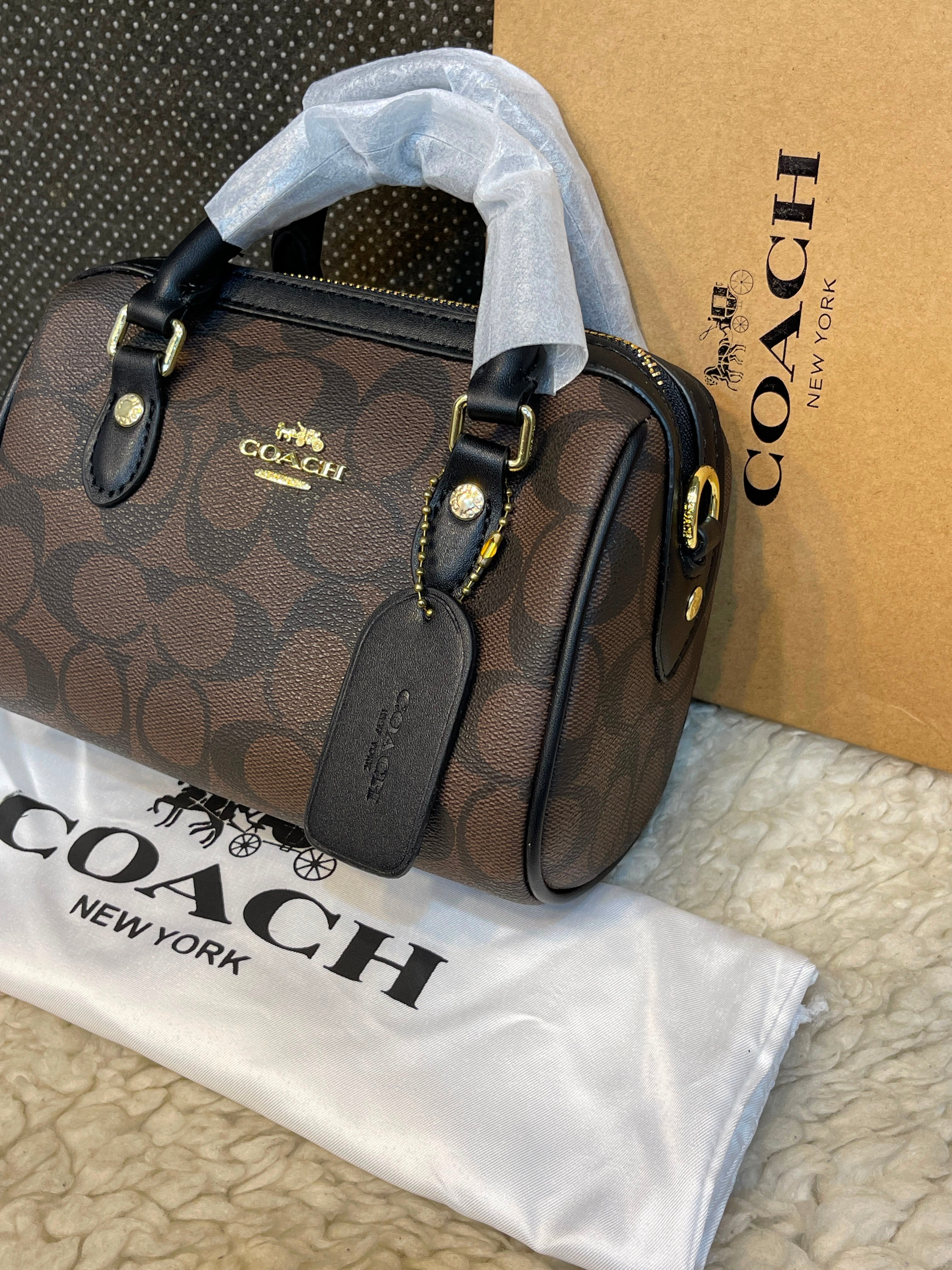 Coach Signature Rowan Satchel Bag