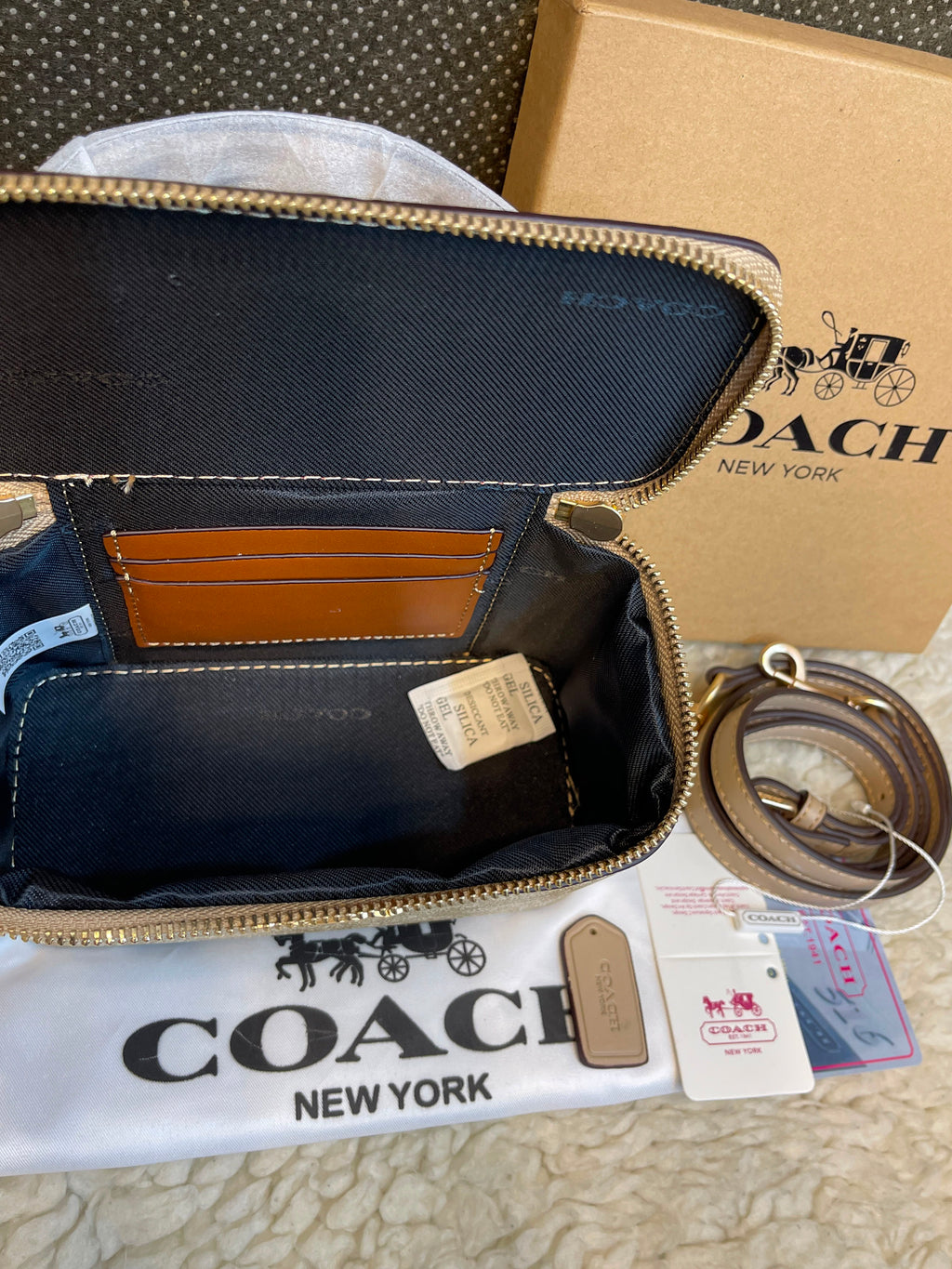 Coach Signature Mini Vanity Crossbody