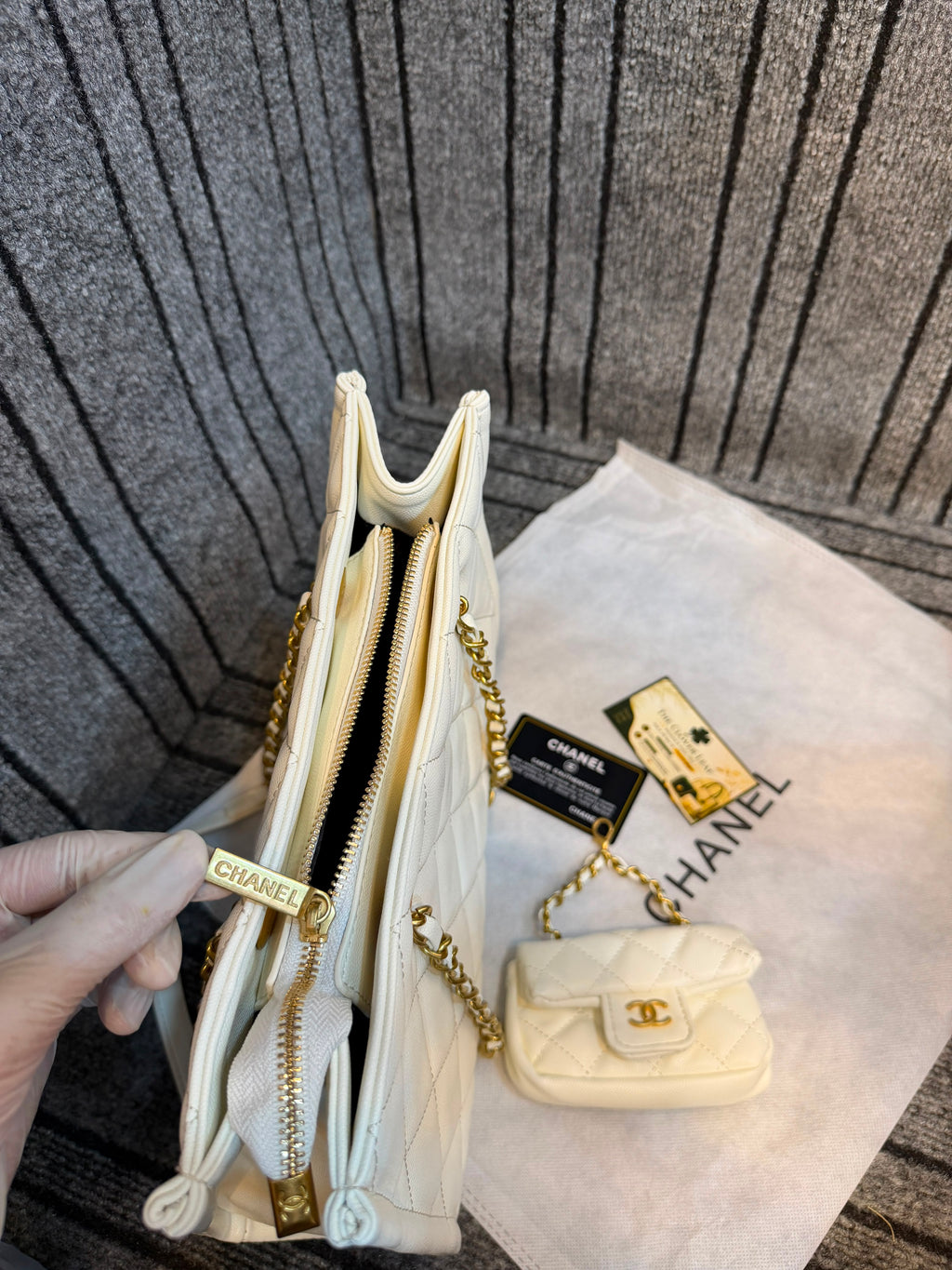 Chanel GST Quilted Tote