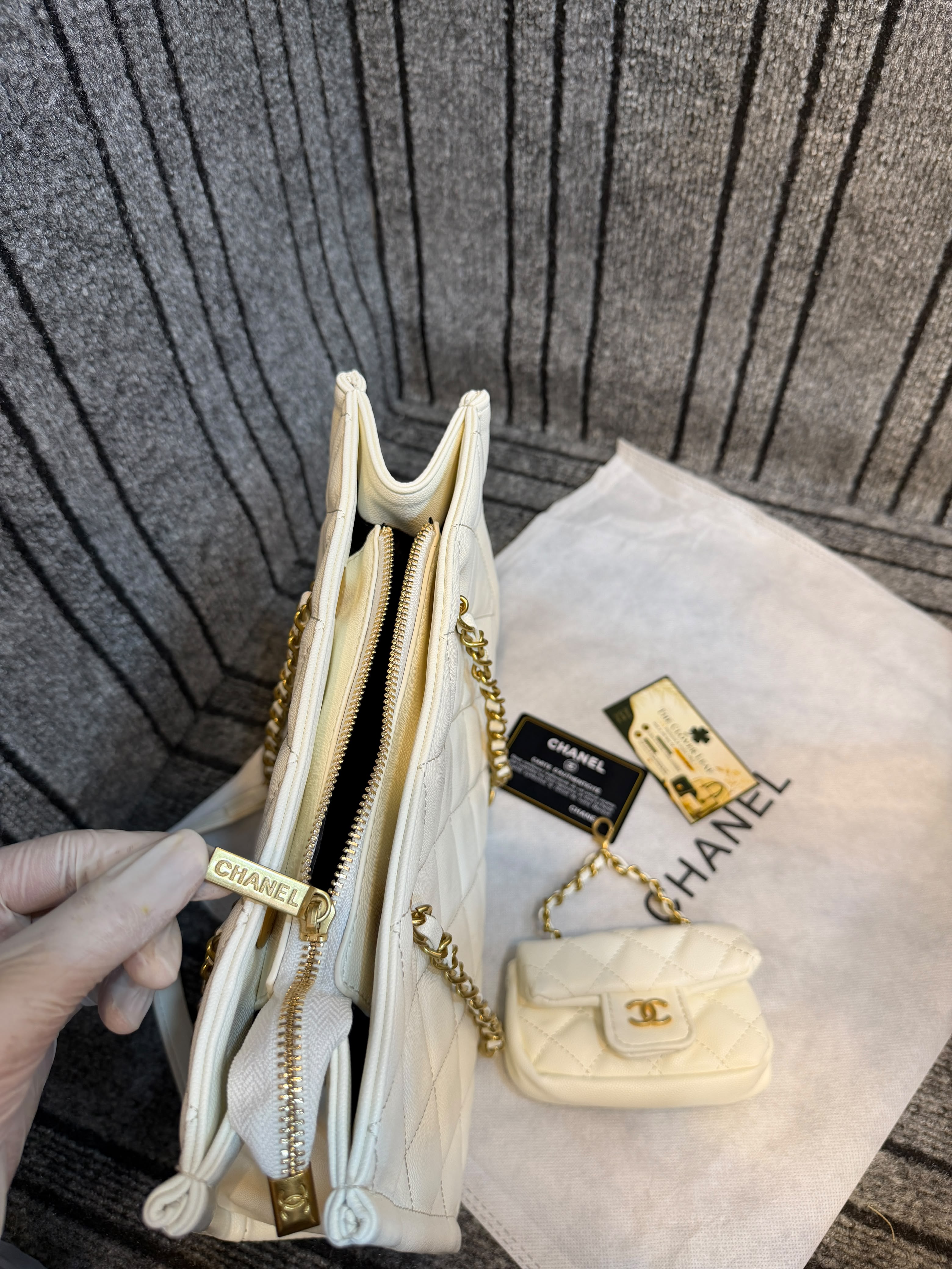 Chanel GST Quilted Tote