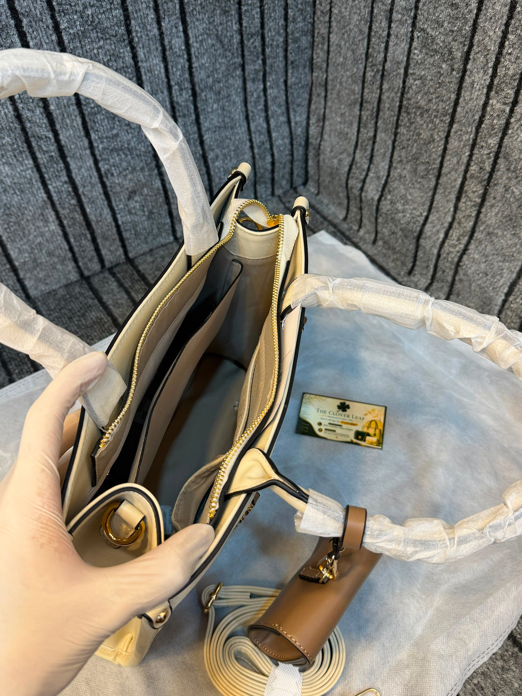 Aldo Croc Texture Satchel Bag