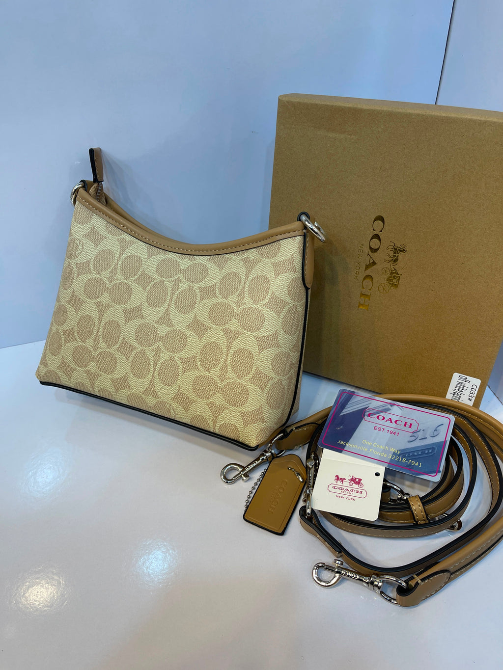 Coach Laurel Shoulder Bag in Signature Canvas