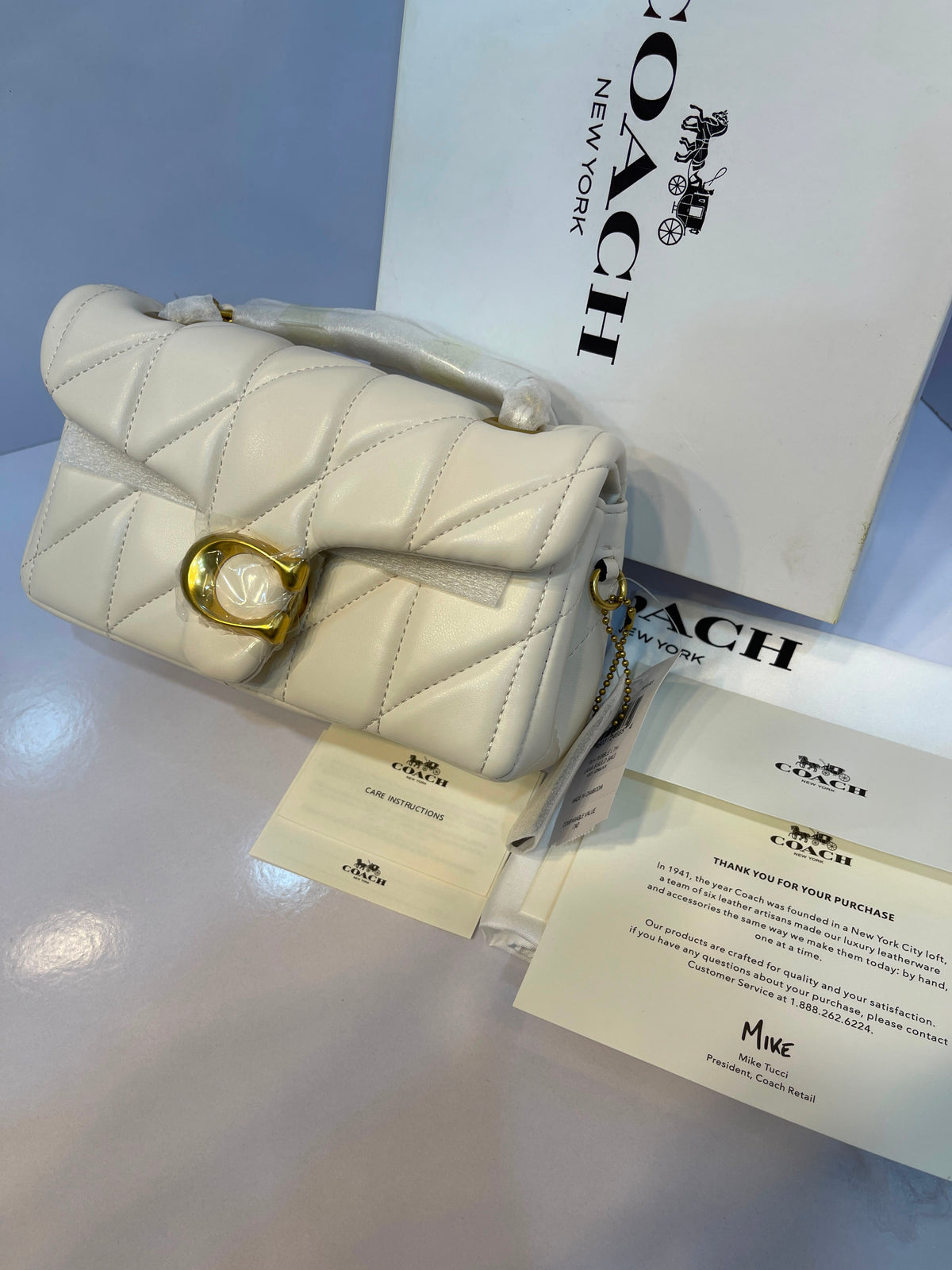 Coach Madison Quilted Shoulder Bag