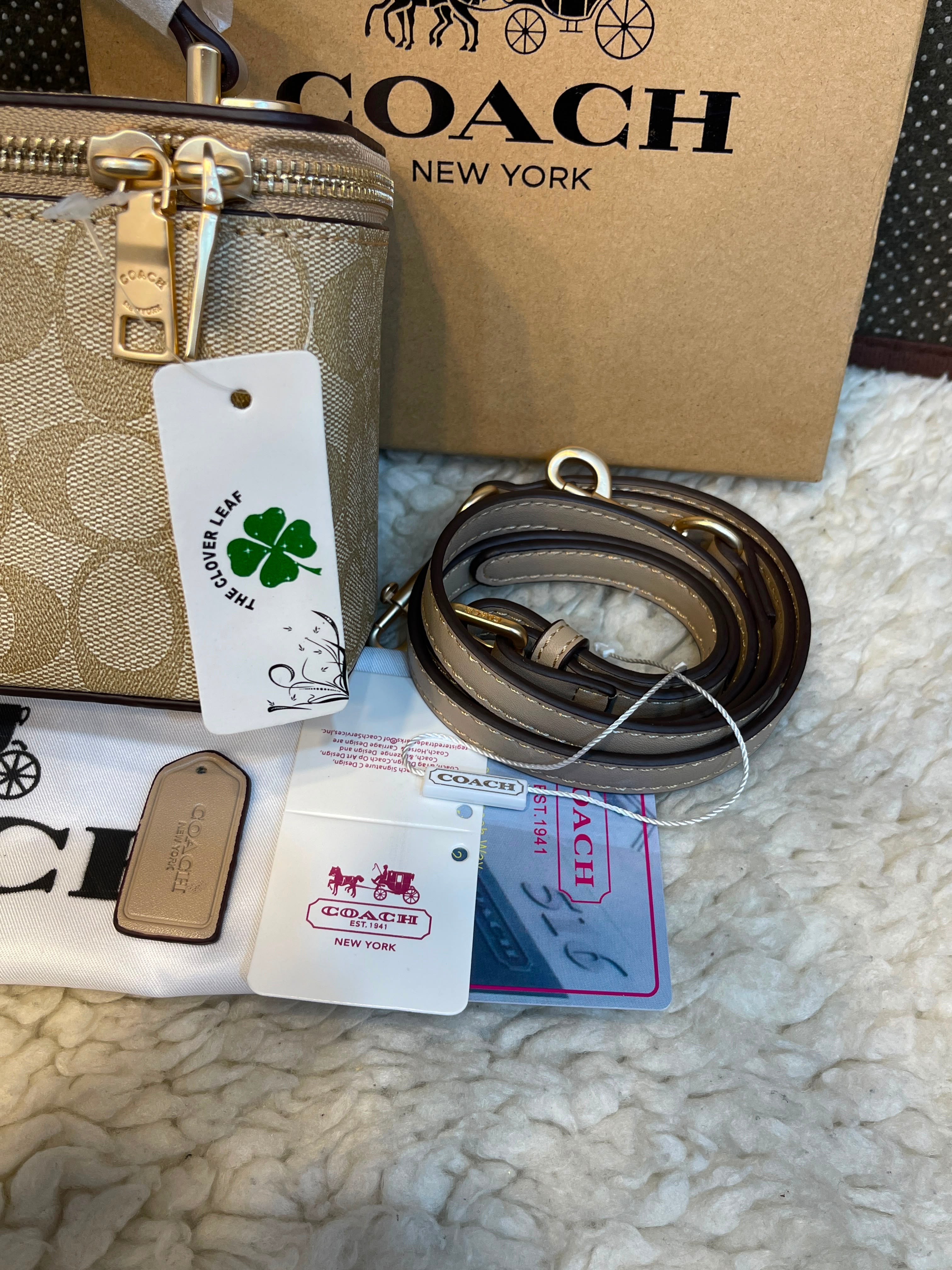 Coach Signature Mini Vanity Crossbody