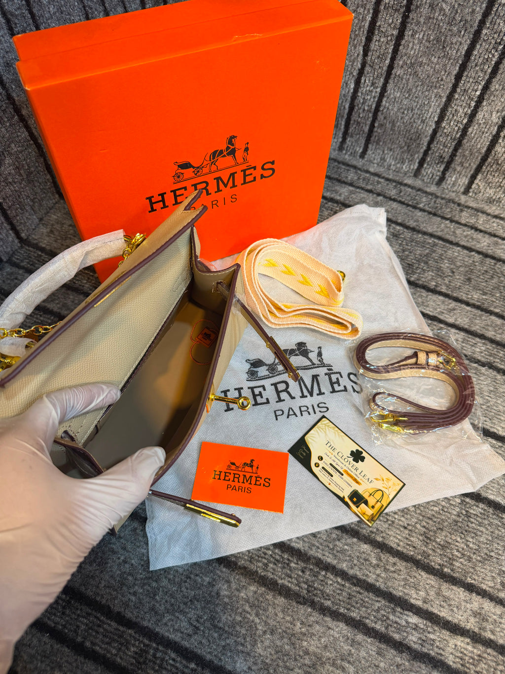 Hermes Kelly Mini Charms Bag