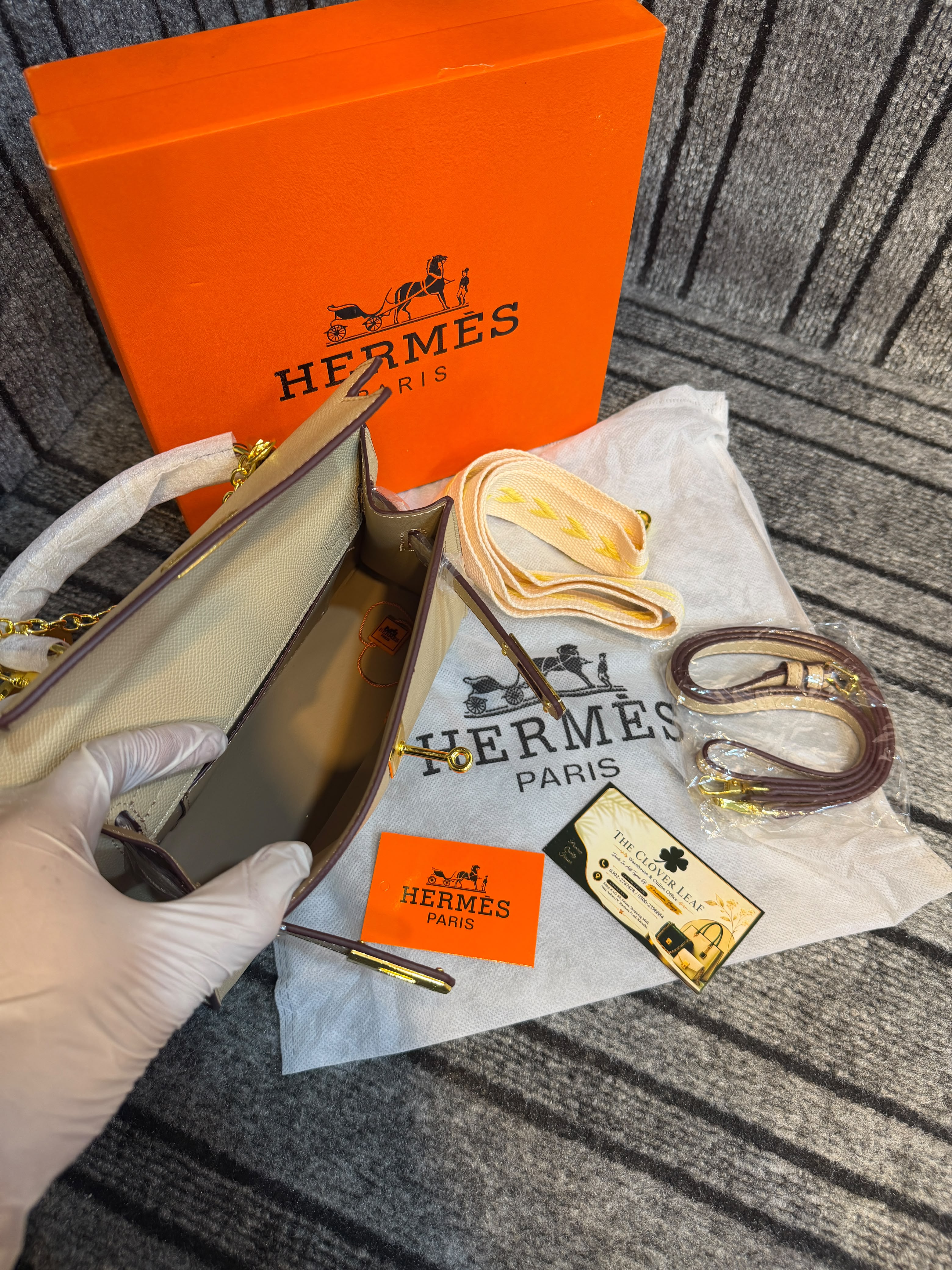 Hermes Kelly Mini Charms Bag