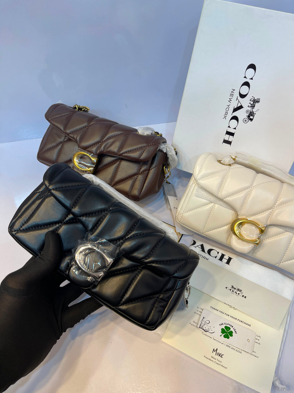 Coach Madison Quilted Shoulder Bag