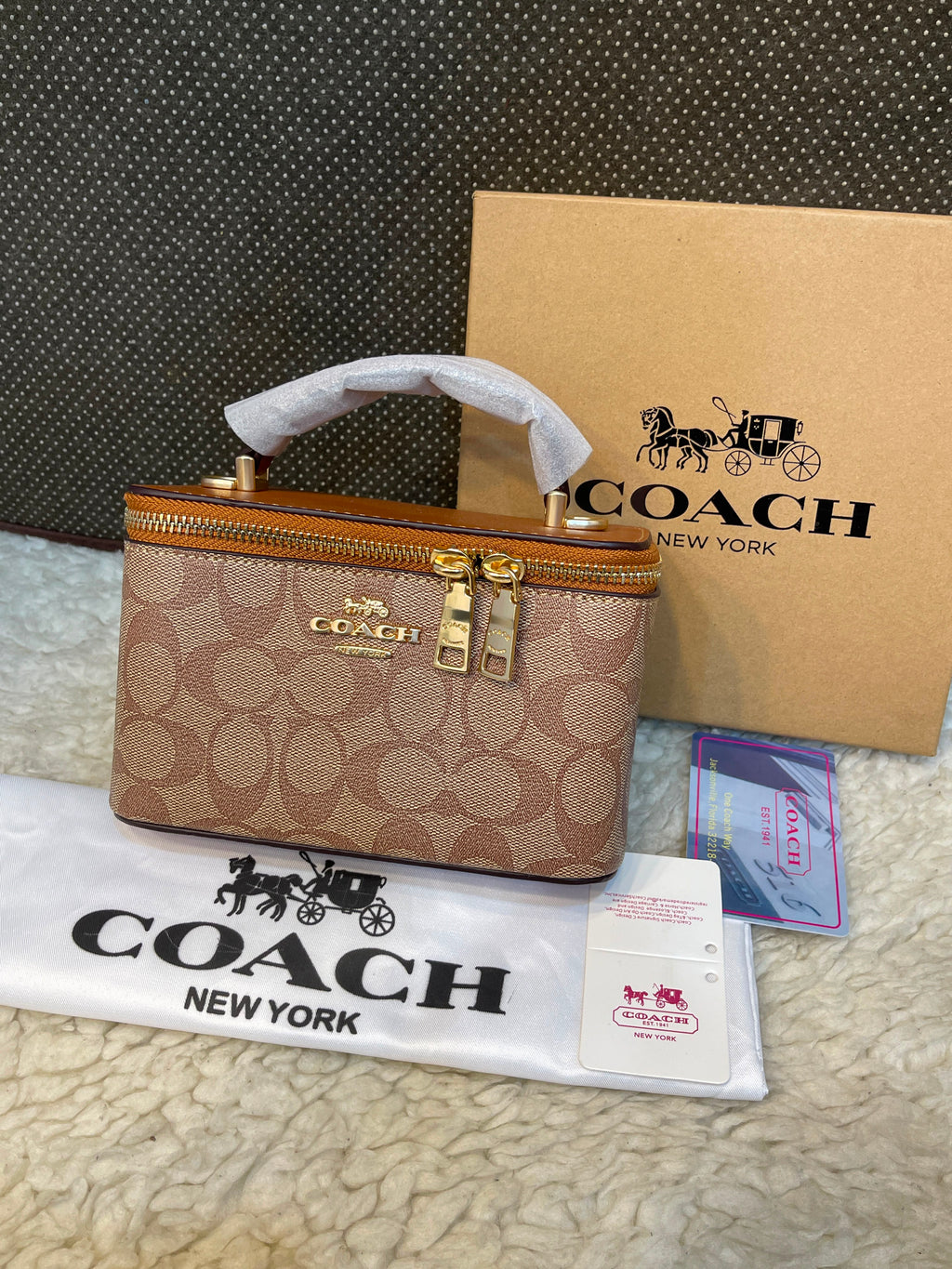 Coach Signature Mini Vanity Crossbody