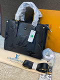 Louis Vuitton Onthego Monogram Empreinte Leather Tote Bag