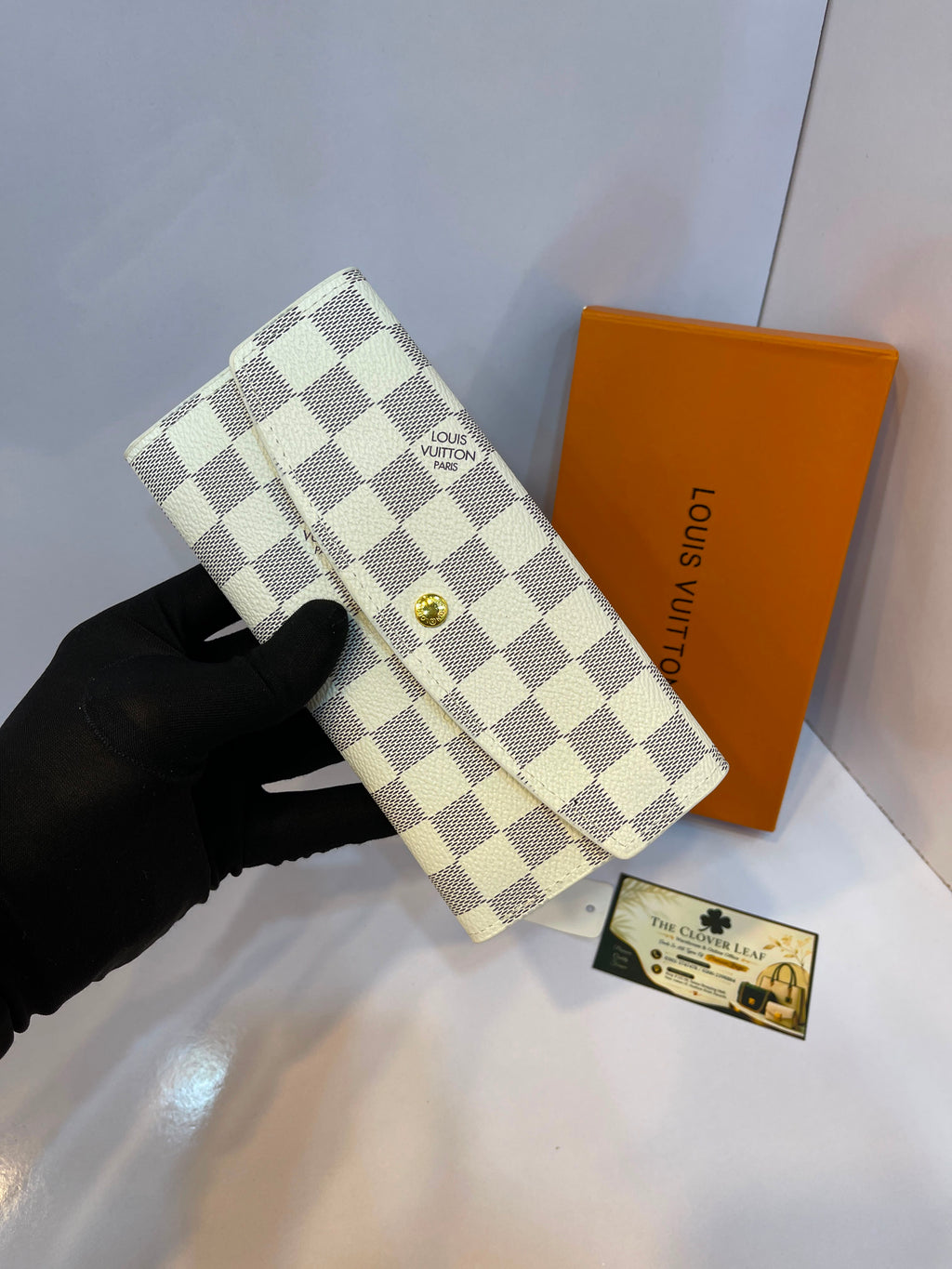 Louis Vuitton Sarah Wallet in Damier Ebène Canvas