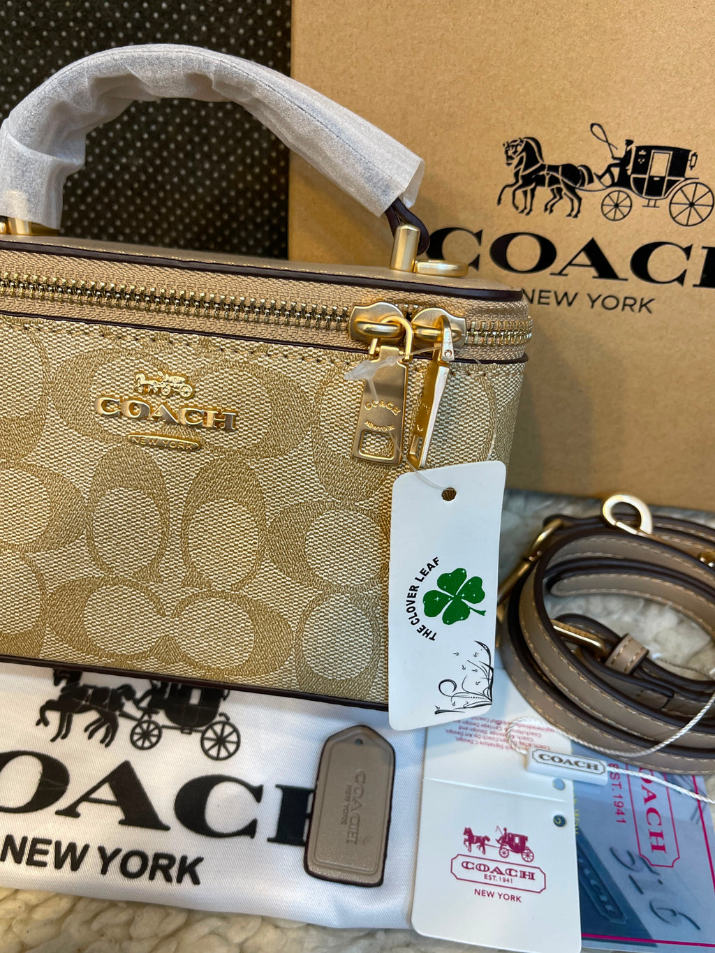 Coach Signature Mini Vanity Crossbody