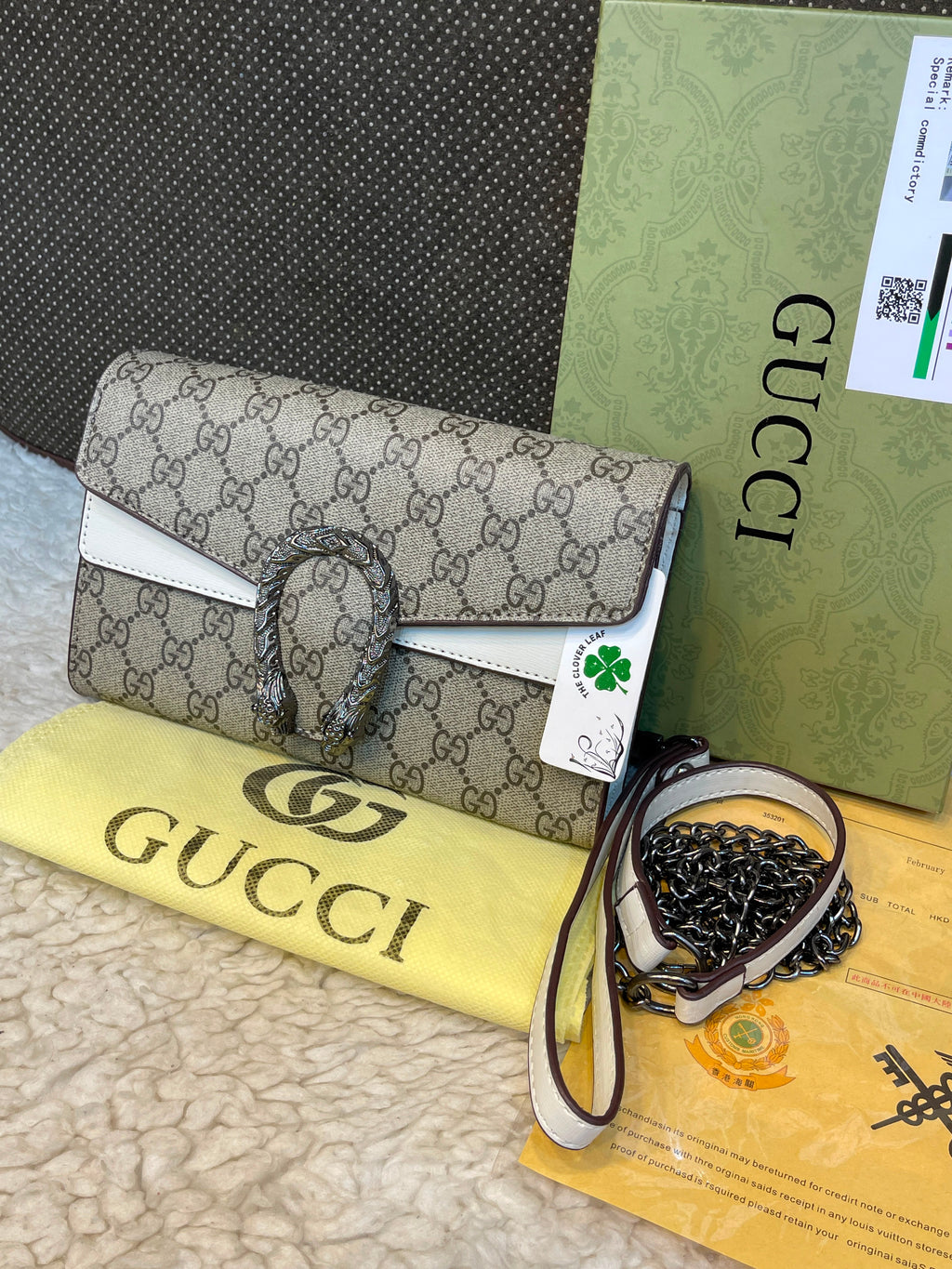 Gucci Dionysus GG Supreme Chain Bag