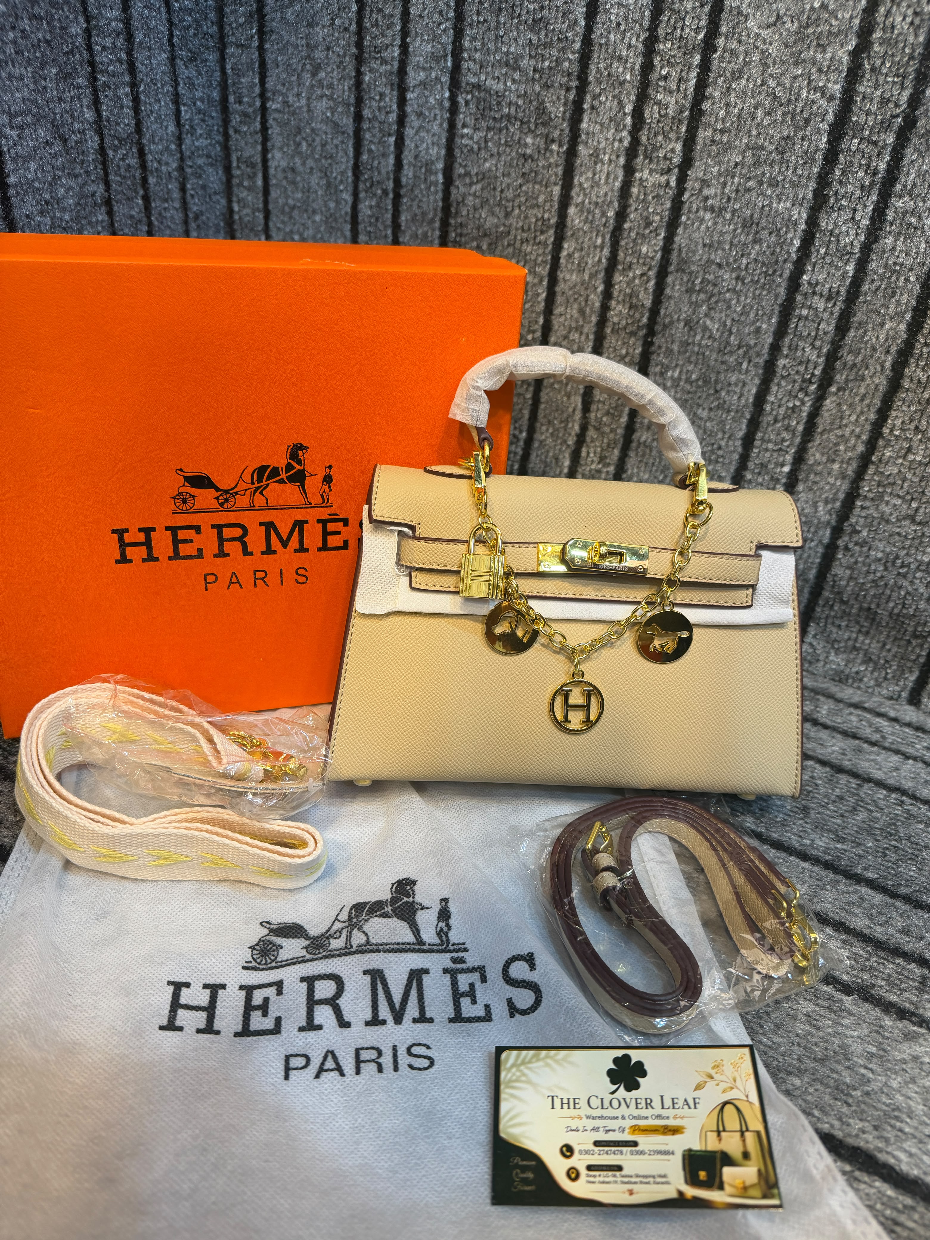 Hermes Kelly Mini Charms Bag