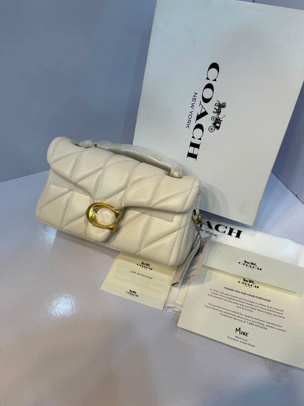 Coach Madison Quilted Shoulder Bag