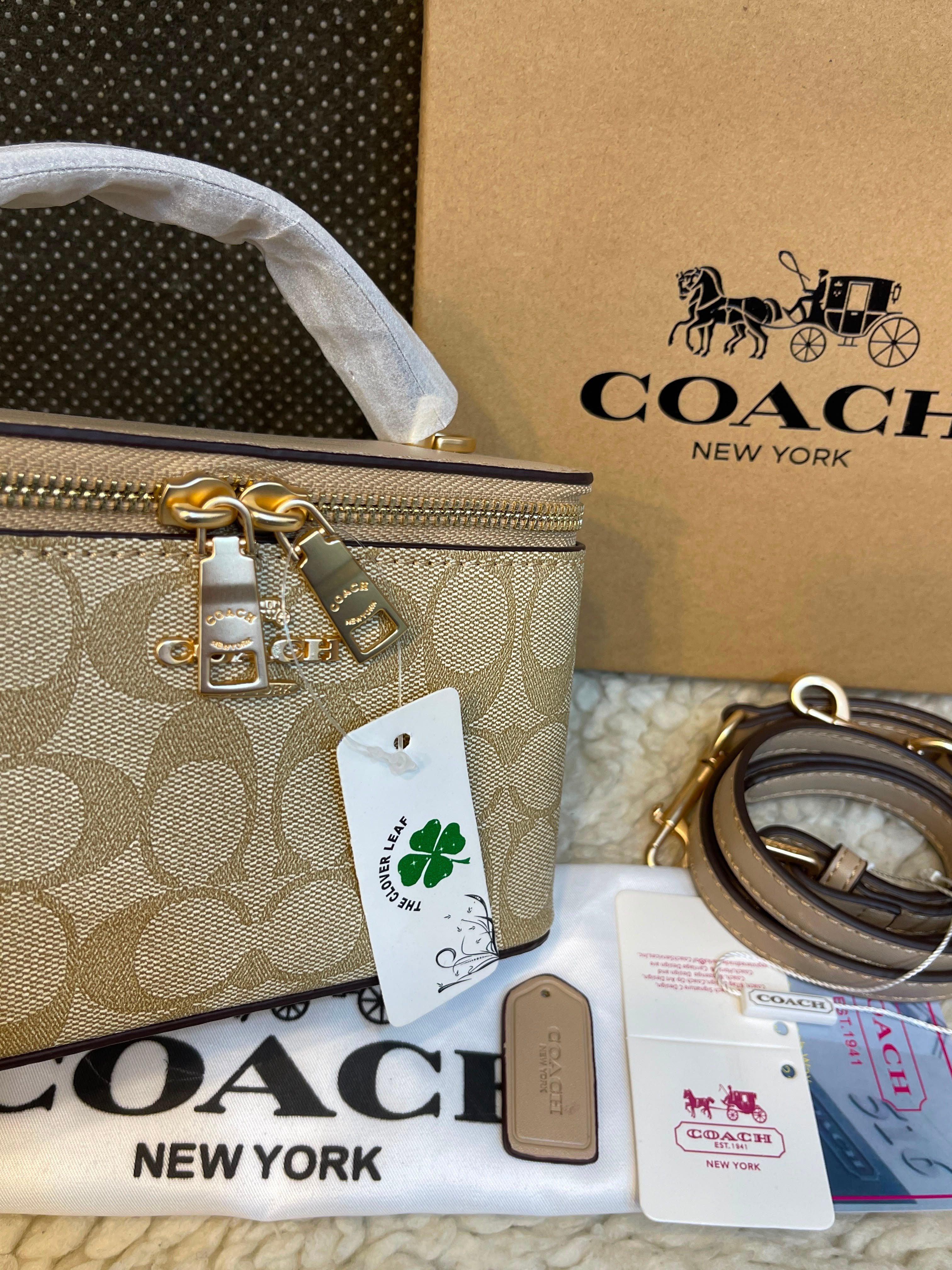Coach Signature Mini Vanity Crossbody