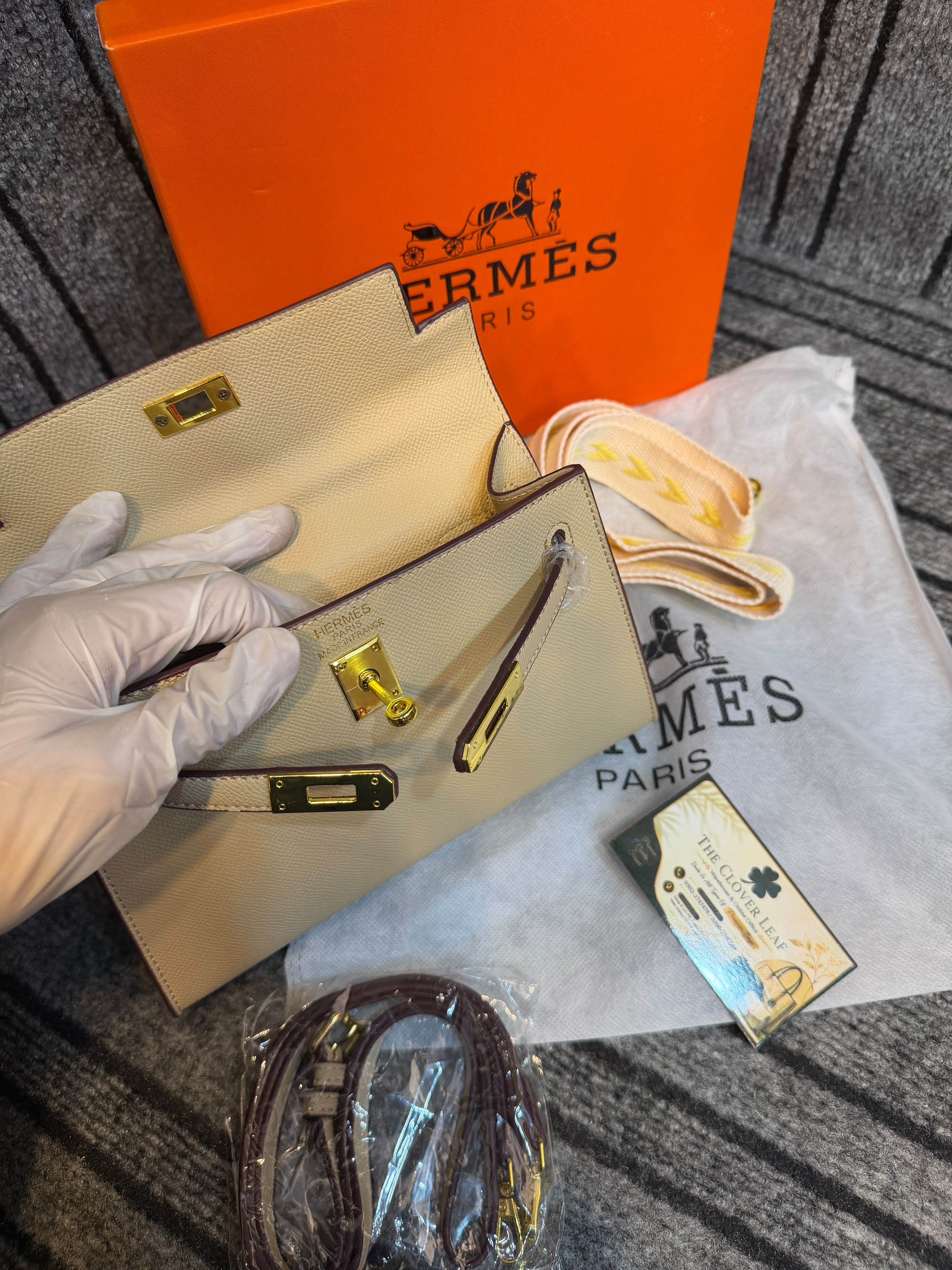 Hermes Kelly Mini Charms Bag