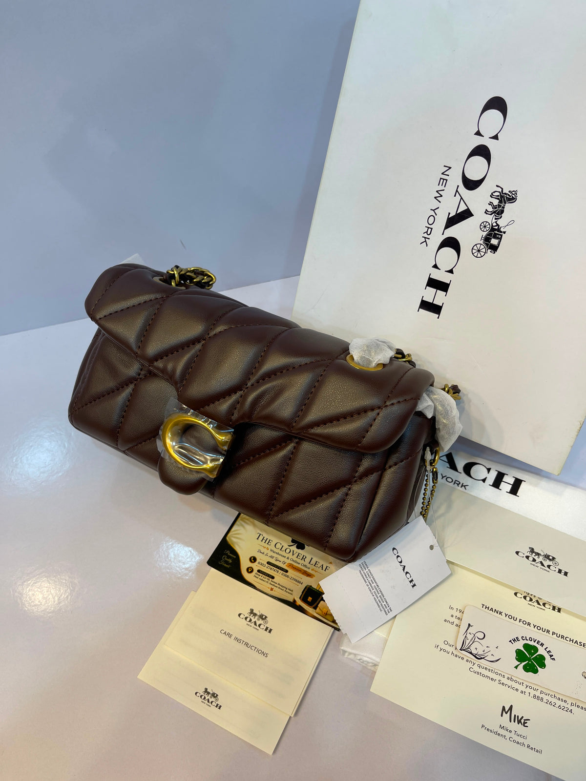 Coach Madison Quilted Shoulder Bag